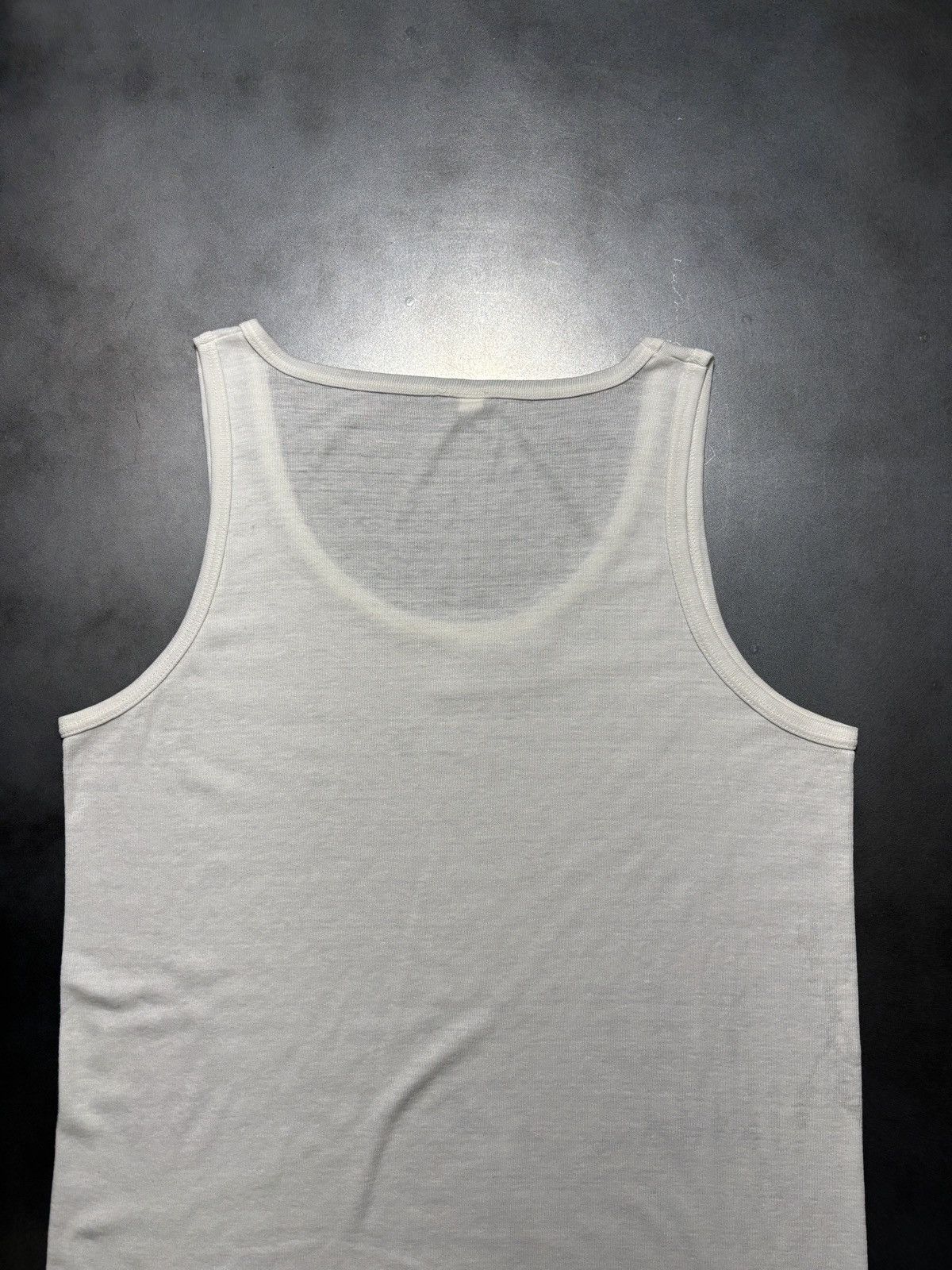 Vintage 1970s Military Undershirt Thrash Vintage Paper Thin Tank Top Size US XL / EU 56 / 4 - 8 Thumbnail