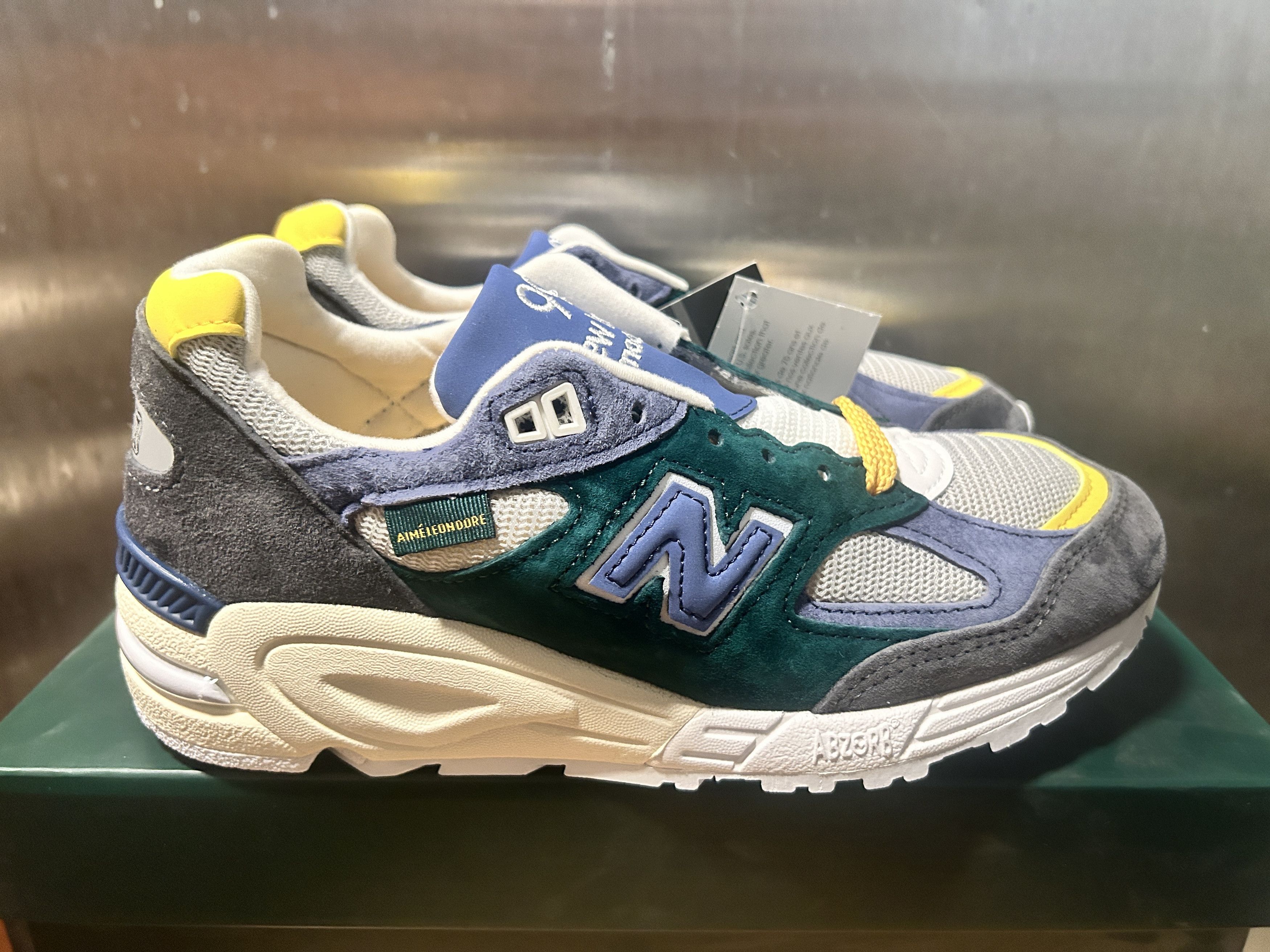 Aime Leon Dore × New Balance ALD / New Balance 990v2 Life in the Balance Size US 5.5 / EU 38 - 2 Thumbnail