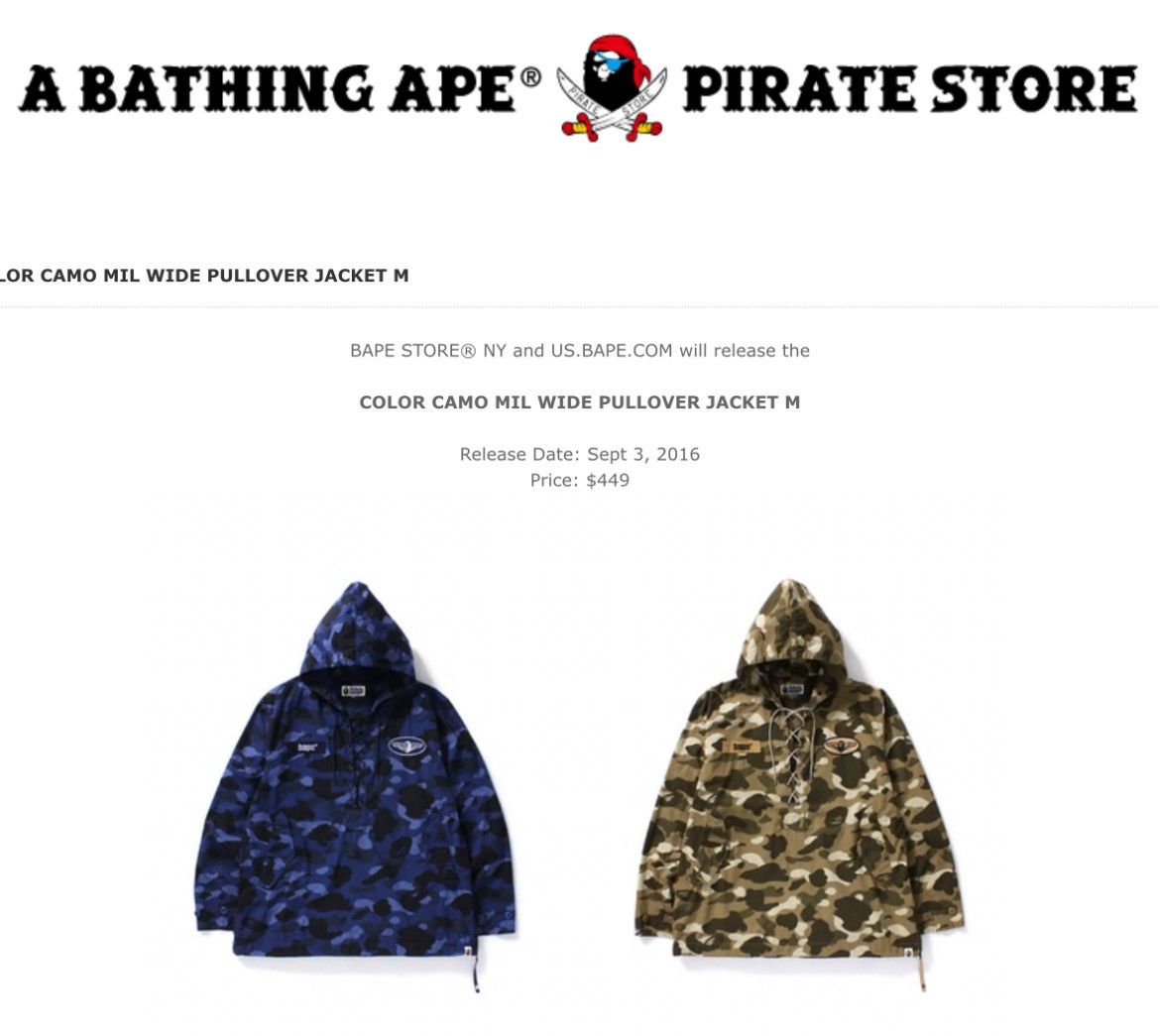 Bape Rare A Bathing Ape Bape Color Camo Mul Wide Pullover Jacket Size US XXL / EU 58 / 5 - 2 Thumbnail