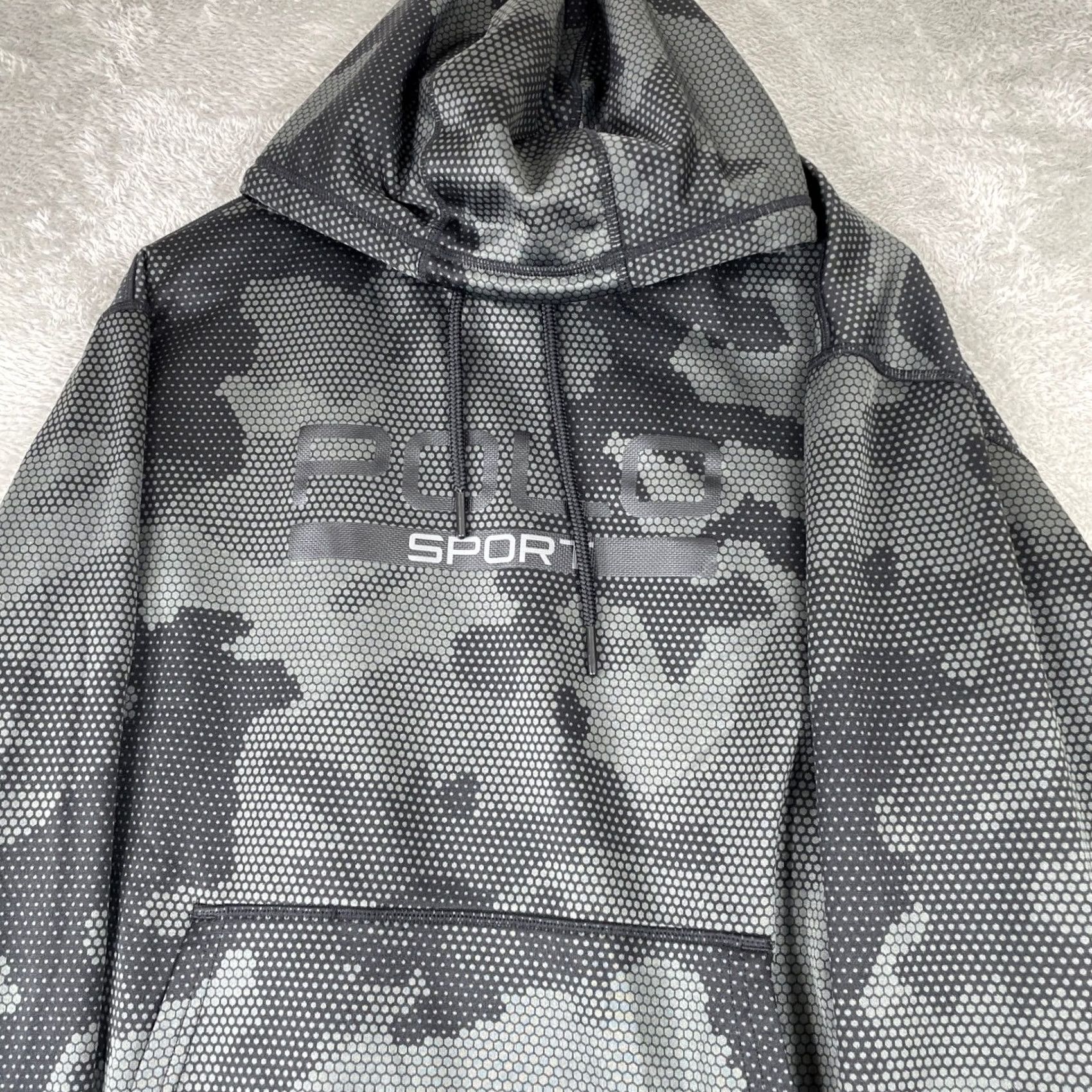 Polo Ralph Lauren Polo Sport Ralph Lauren Hoodie Mens L Gray Grey Camo ThermoVent Pullover Logo Size US L / EU 52-54 / 3 - 3 Thumbnail