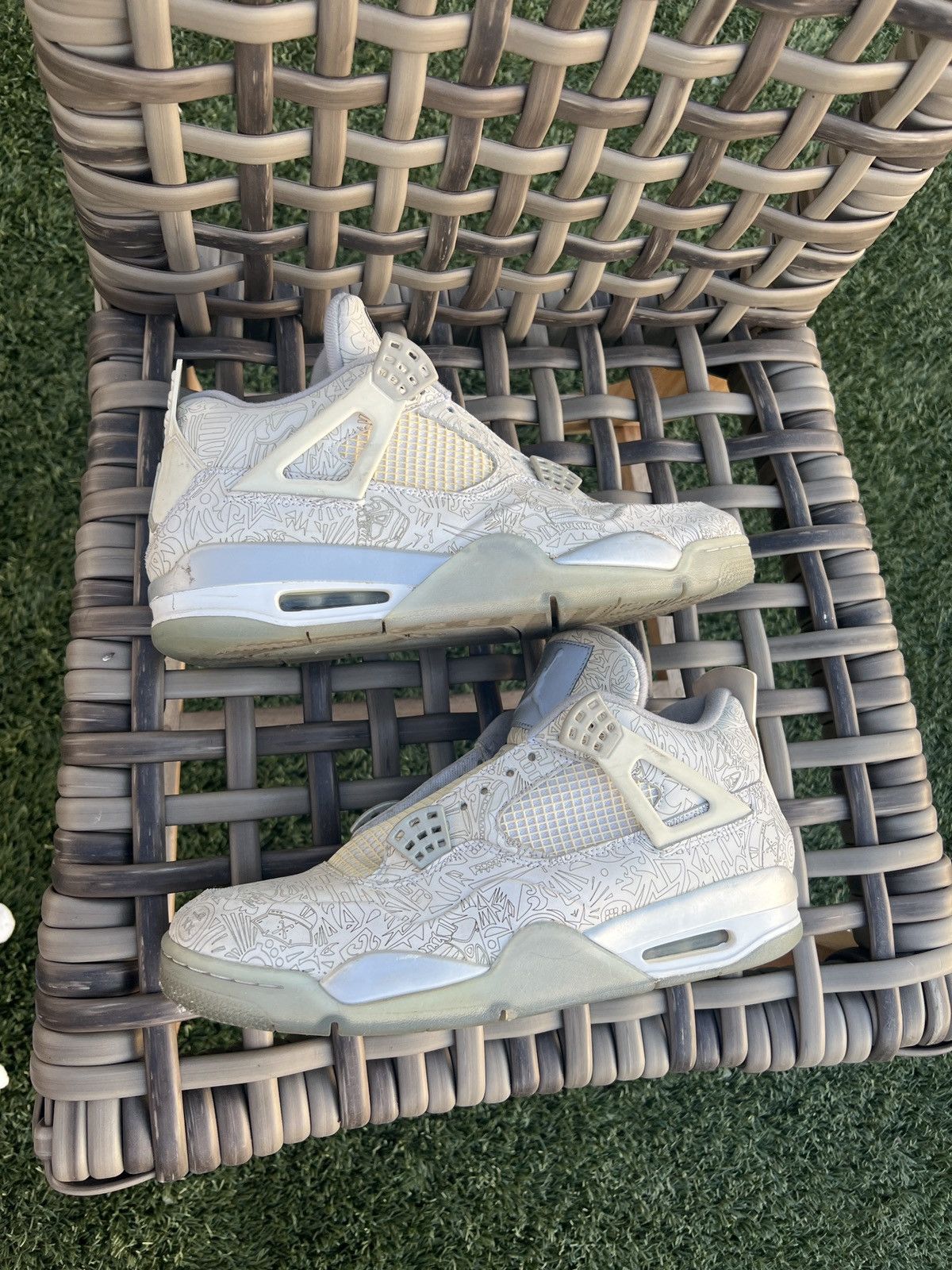 Jordan Brand Jordan 4 Laser Retro 30th Anniversary Size US 11 / EU 44 - 7 Thumbnail