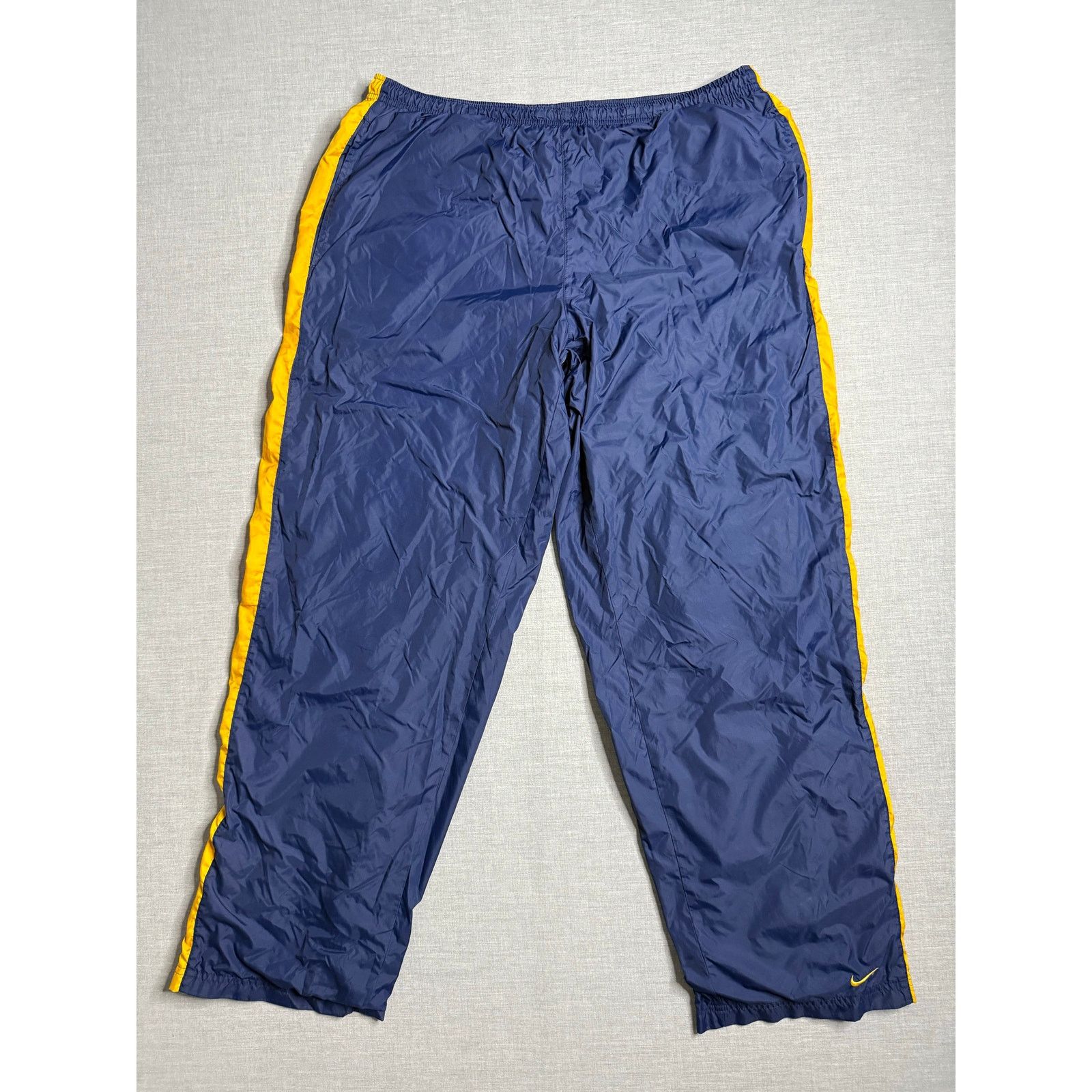 Nike × Vintage Vintage Y2K Nike Ankle Logo Lined Athletic Track Pants XL Size US 37 - 1 Thumbnail