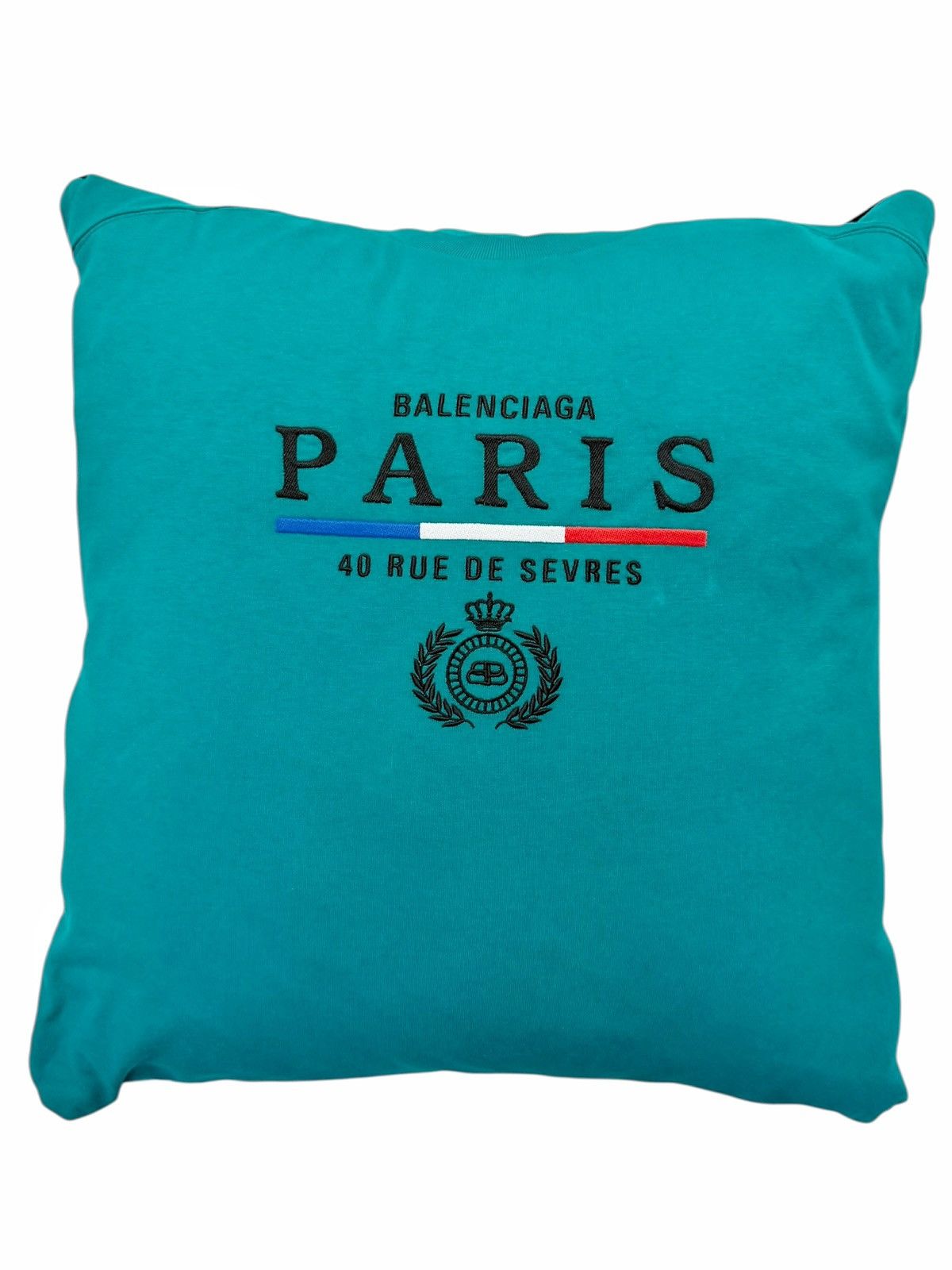 Balenciaga $1450 Recycled T-Shirt Upcycled Reconstructed Pillows Size ONE SIZE - 2 Thumbnail