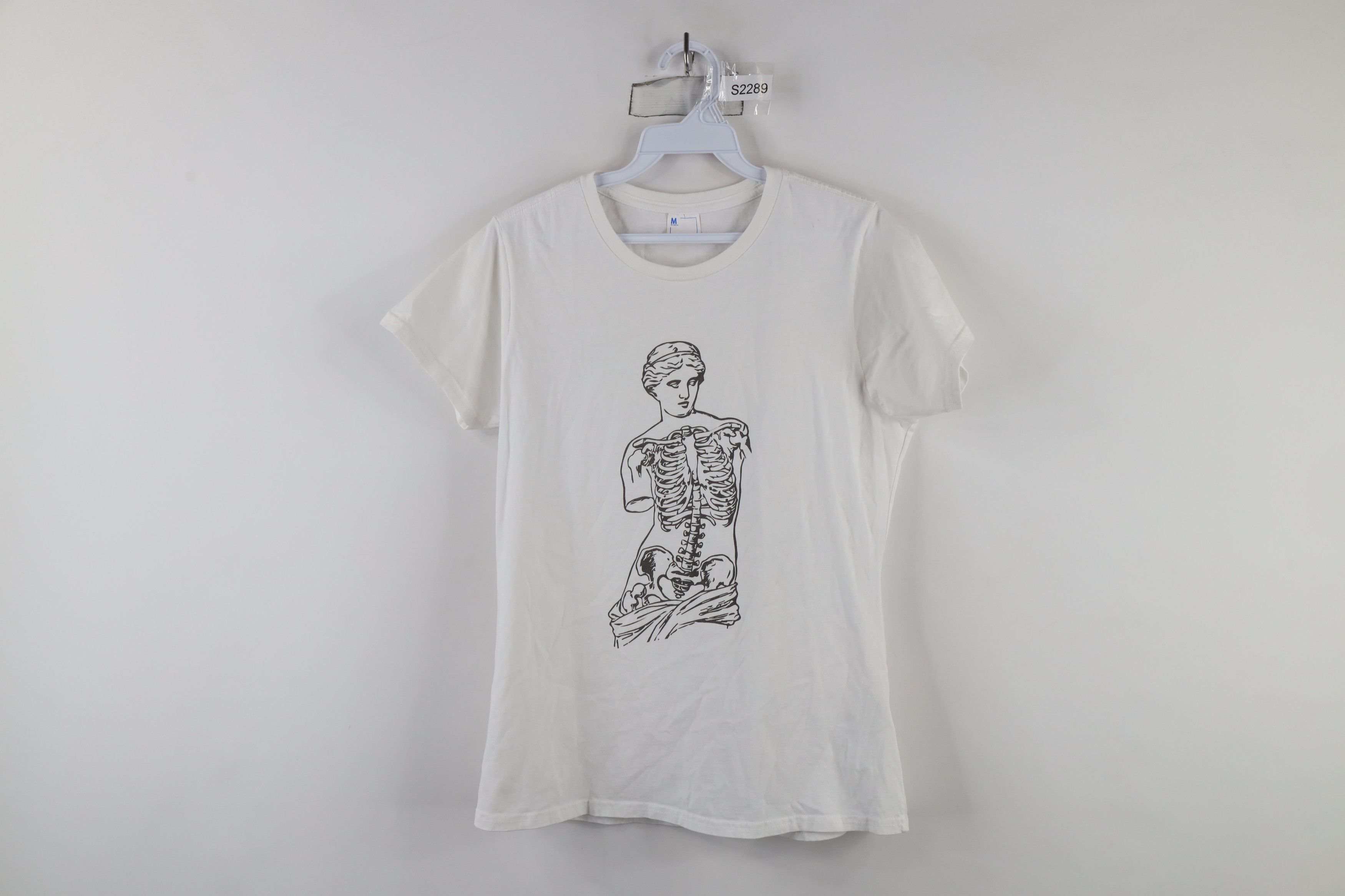 Vintage Vintage Streetwear De Milo Skeleton Short Sleeve T-Shirt Size M / US 6-8 / IT 42-44 - 1 Thumbnail