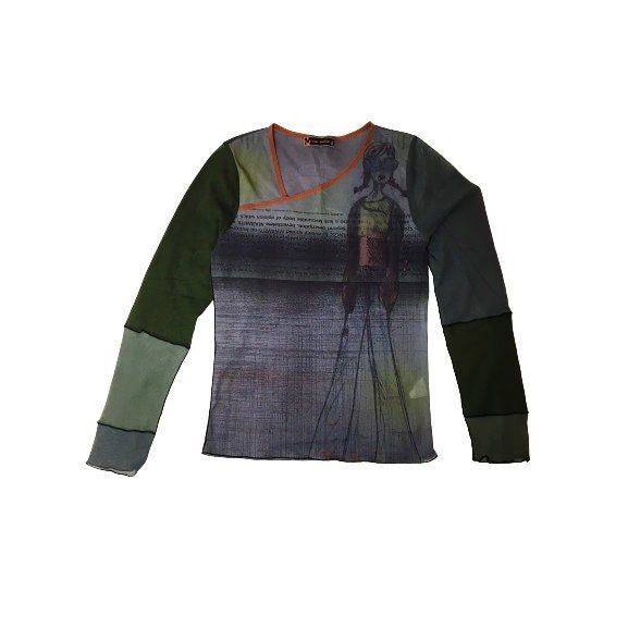Cop Copine Cop Copine Mesh Top y2k Girl Size ONE SIZE - 1 Thumbnail