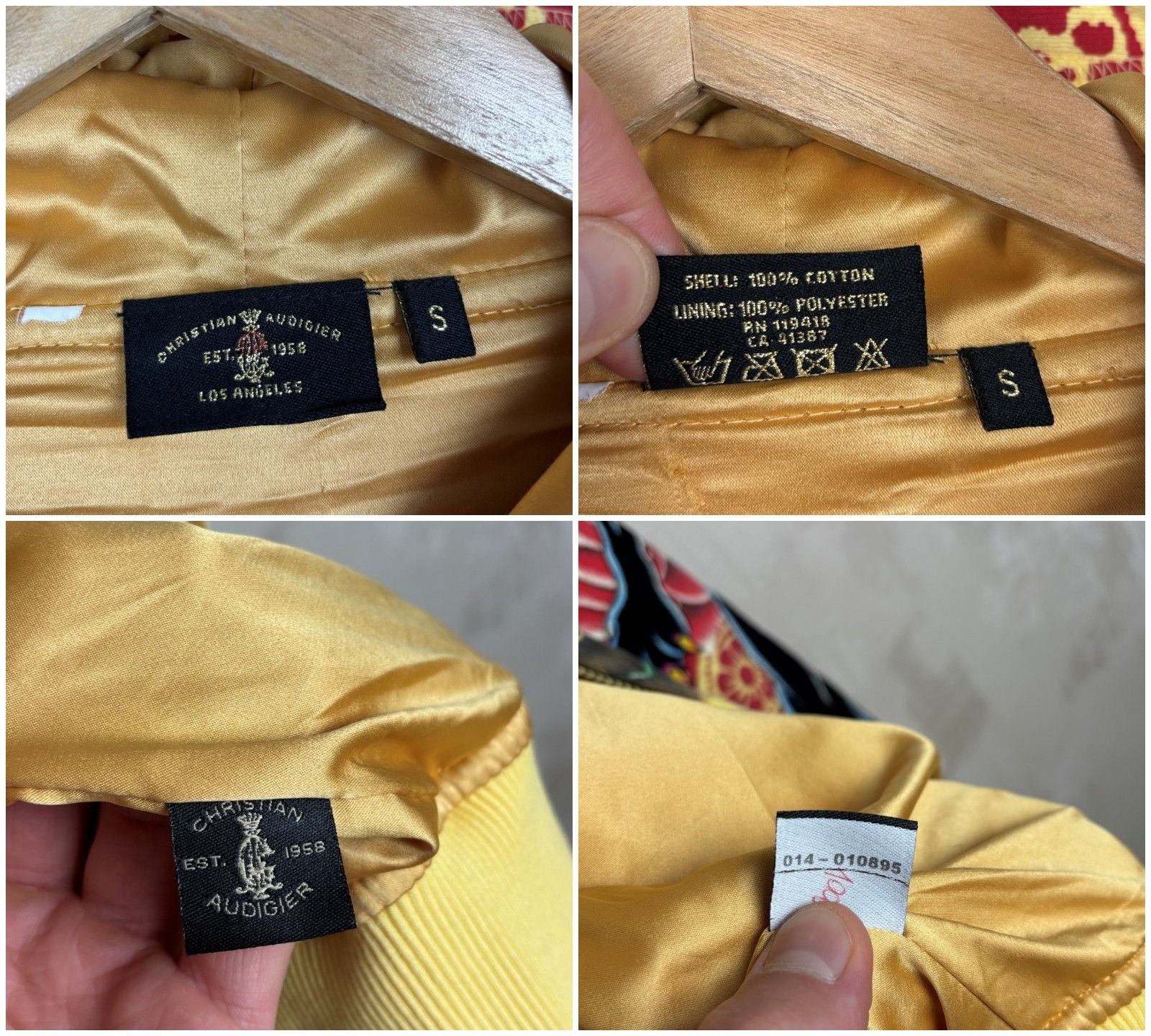 Christian Audigier Vintage Christian Audigier Over Print Zip Hoodie Ed Hardy Size US S / EU 44-46 / 1 - 7 Thumbnail