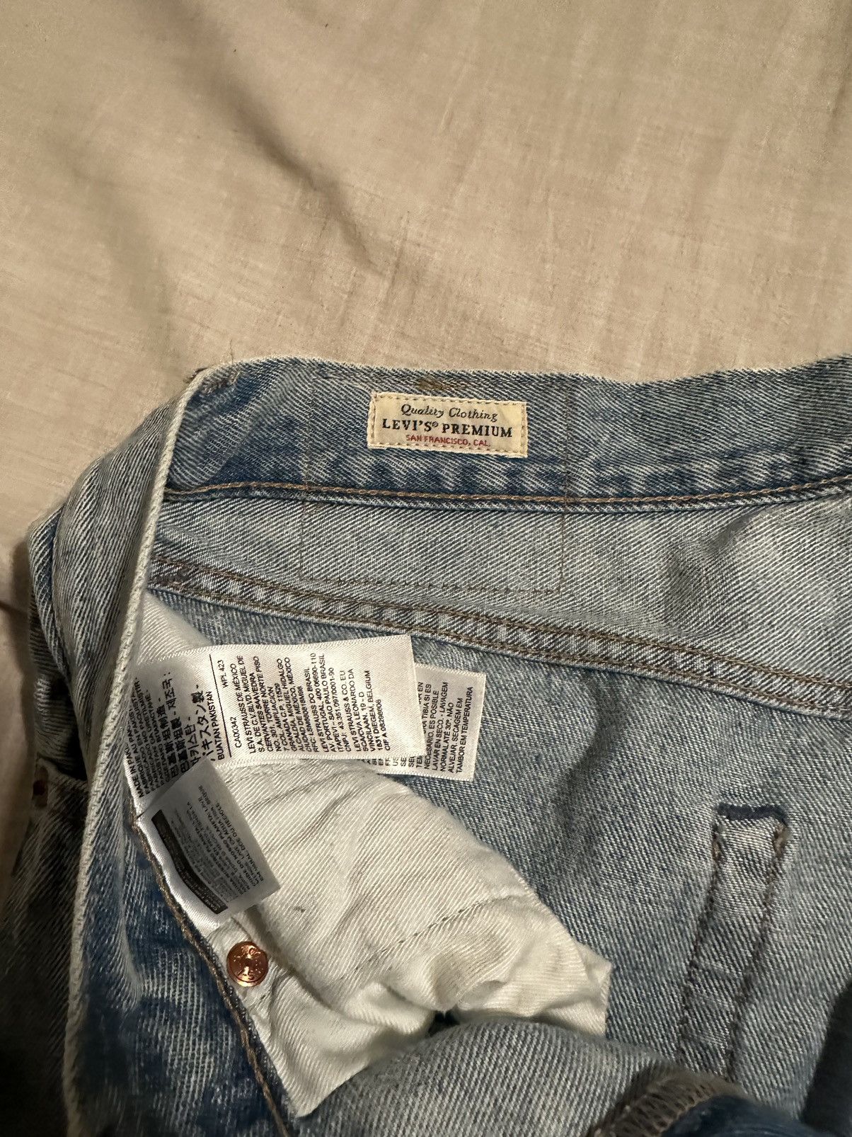 Levi's Levi’s 551 Z Light Wash Jeans Size US 32 / EU 48 - 3 Thumbnail
