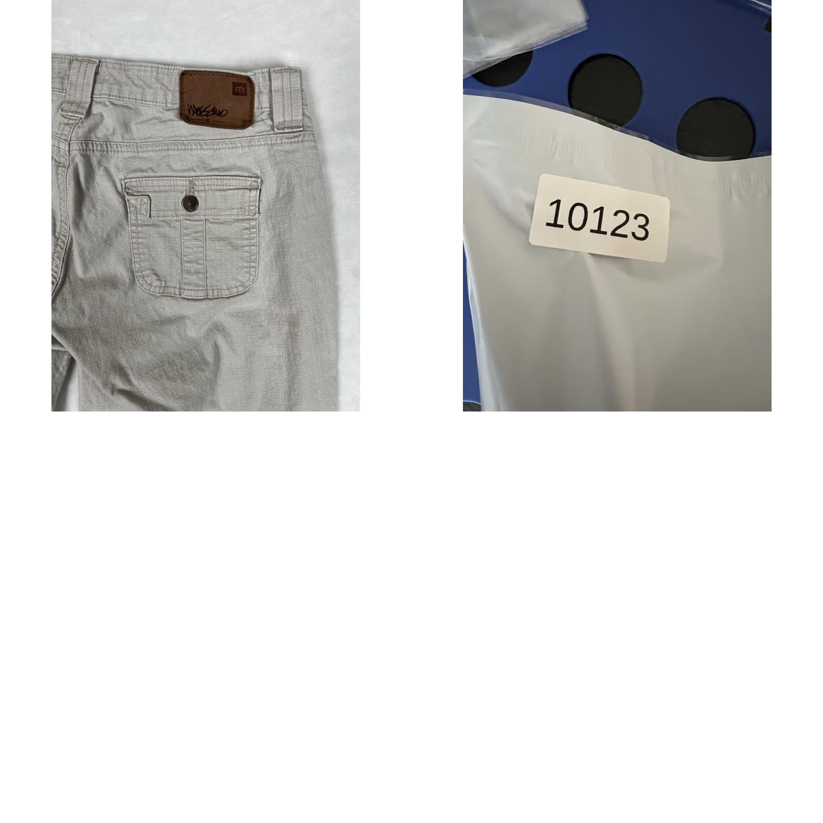 Mossimo VINTAGE Mossimo Capri Pants Juniors 13 Beige Straight Leg Stretch Cargo Y2K Size 34" / US 12 / IT 48 - 8 Thumbnail