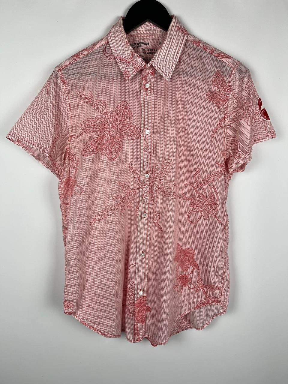 Diesel DIESEL Vertical Migration Collection Shirt Flower Print Size US L / EU 52-54 / 3 - 1 Thumbnail