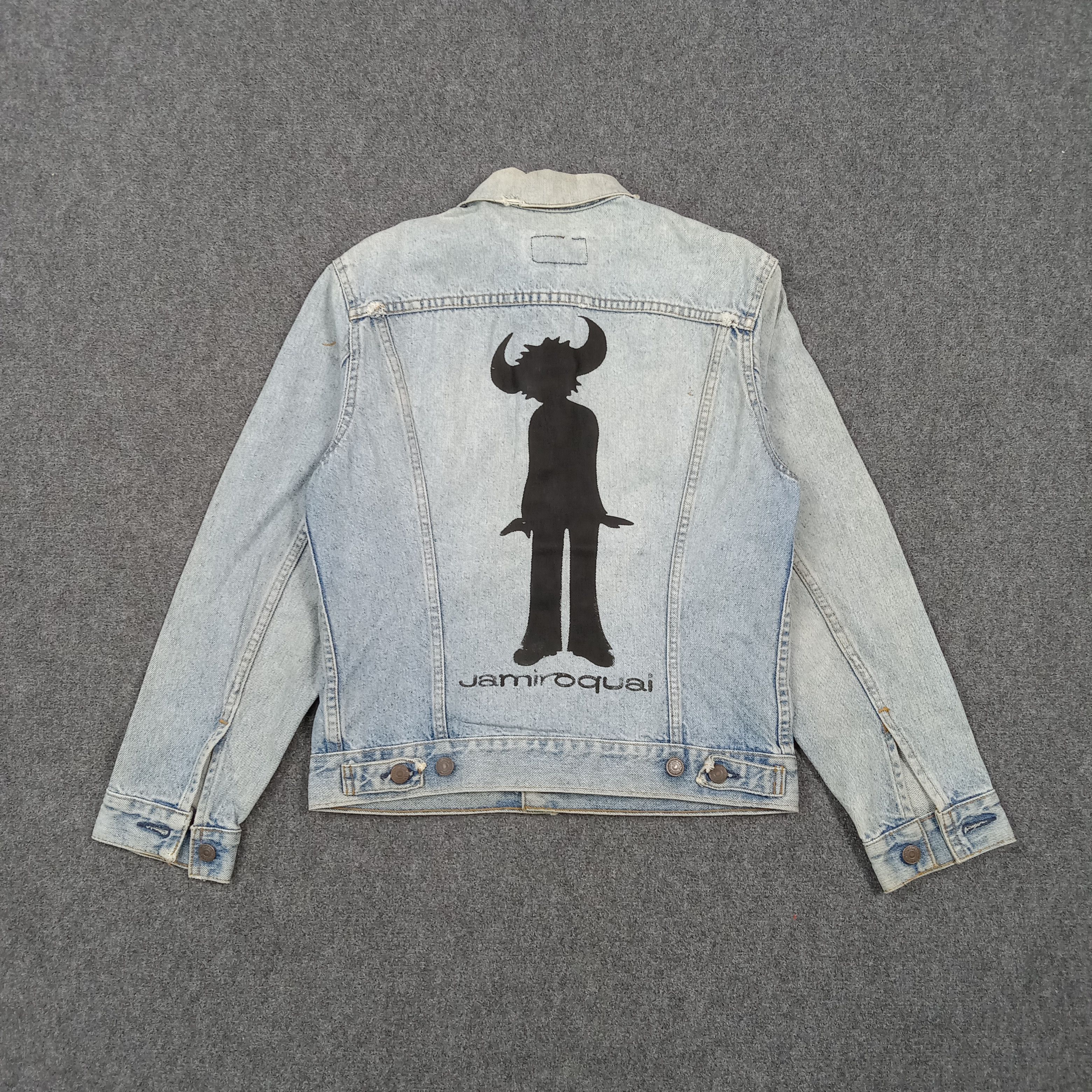 Levi's 90s Levi’s Custom Jamiroquai Buffalo Denim Jacket C277N2 Size US S / EU 44-46 / 1 - 1 Thumbnail