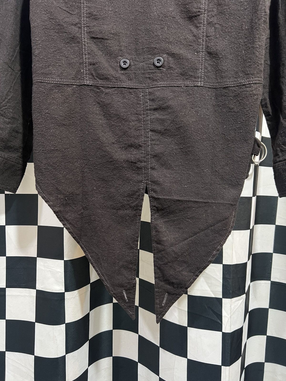 Japanese Brand Algonquins Asymmetrical Punk Long Tail Shirt Size US S / EU 44-46 / 1 - 6 Thumbnail