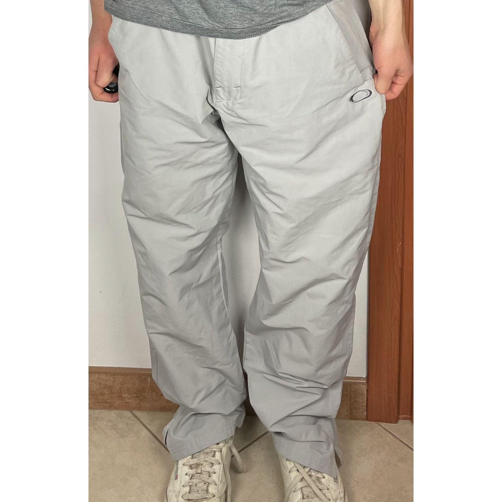 Oakley × Vintage Oakley Men's Gray Nylon Stretch Golf Chino Pants 36W X 32L Size US 36 / EU 52 - 2 Thumbnail