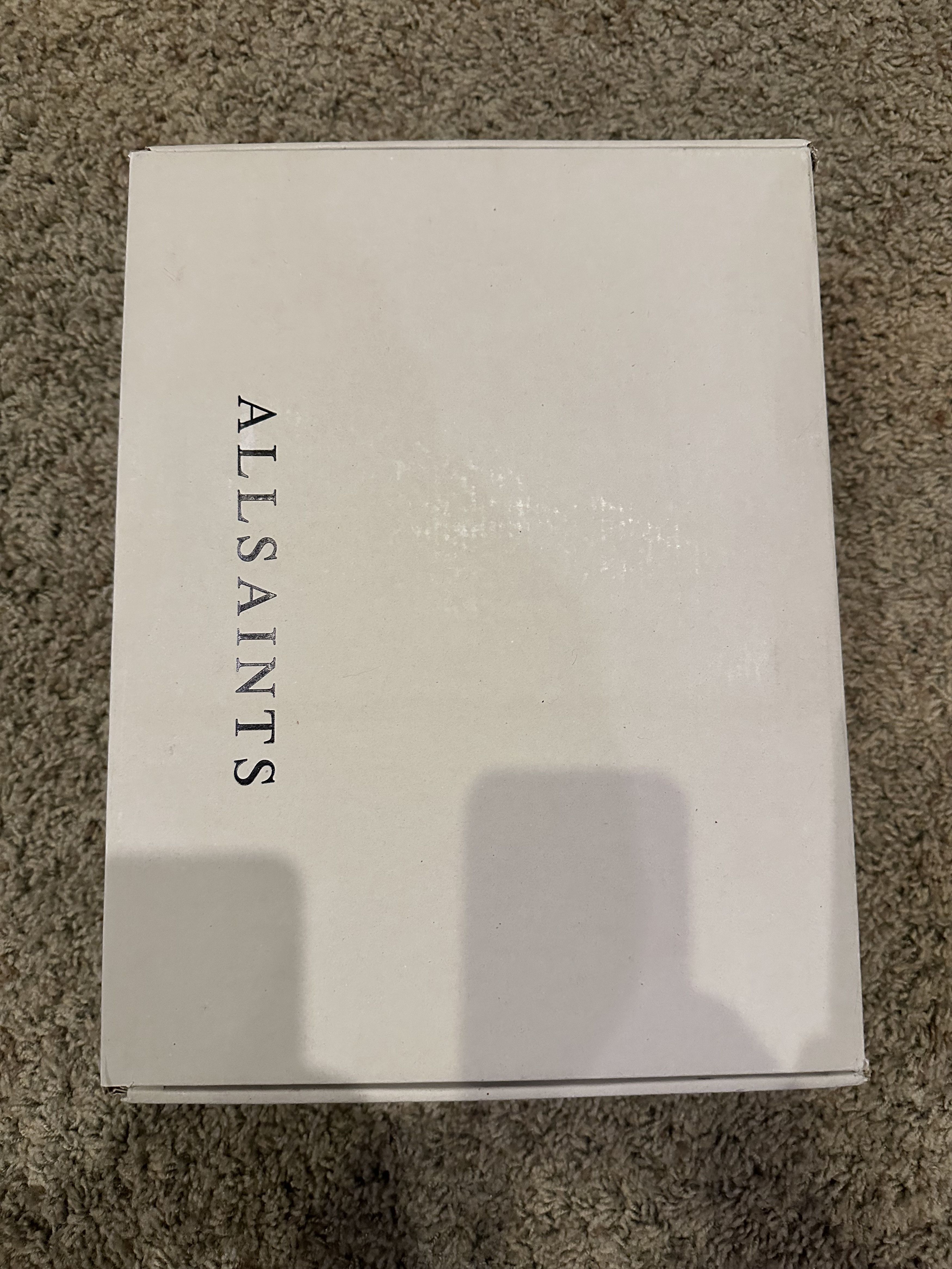 AllSaints Escher Derby - Black Leather - 12 US / 11 UK - NEW