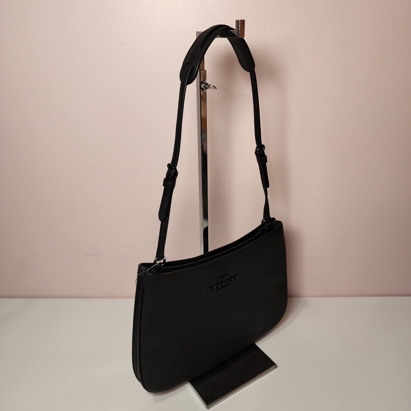 Coach NWT Coach CP101 Penelope Leather Shoulder Bag Black Size ONE SIZE - 2 Thumbnail