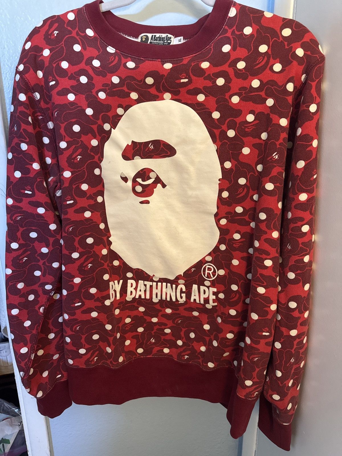 Bape Bape Polka Dot sweater 2016 release Size US XL / EU 56 / 4 - 1 Thumbnail