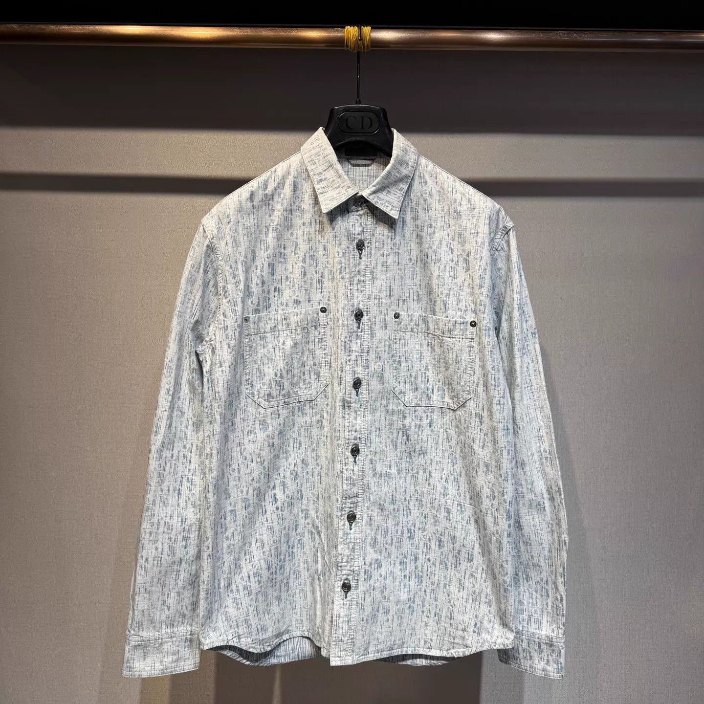 Dior Dior Oblique all over print shirt 37 Size US XS / EU 42 / 0 - 1 Thumbnail