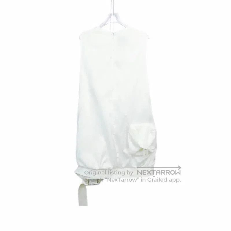 Prada Prada White Sleeveless Midi Dress for Women. Size S / US 4 / IT 40 - 2 Thumbnail