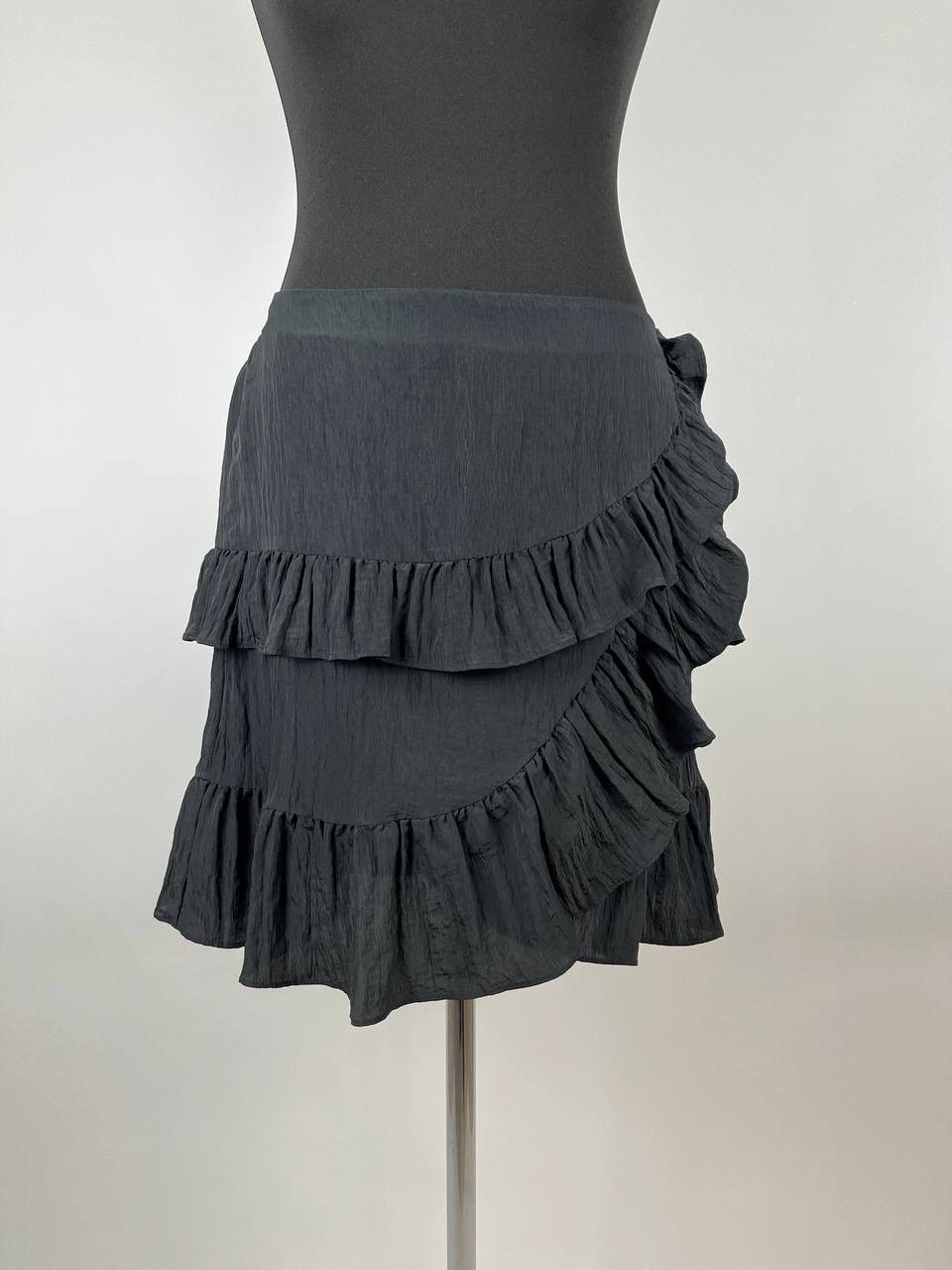 Designer × Maje Maje Black Short Skirt Size 42 (0300) Size 28" / US 6 / IT 42 - 1 Thumbnail