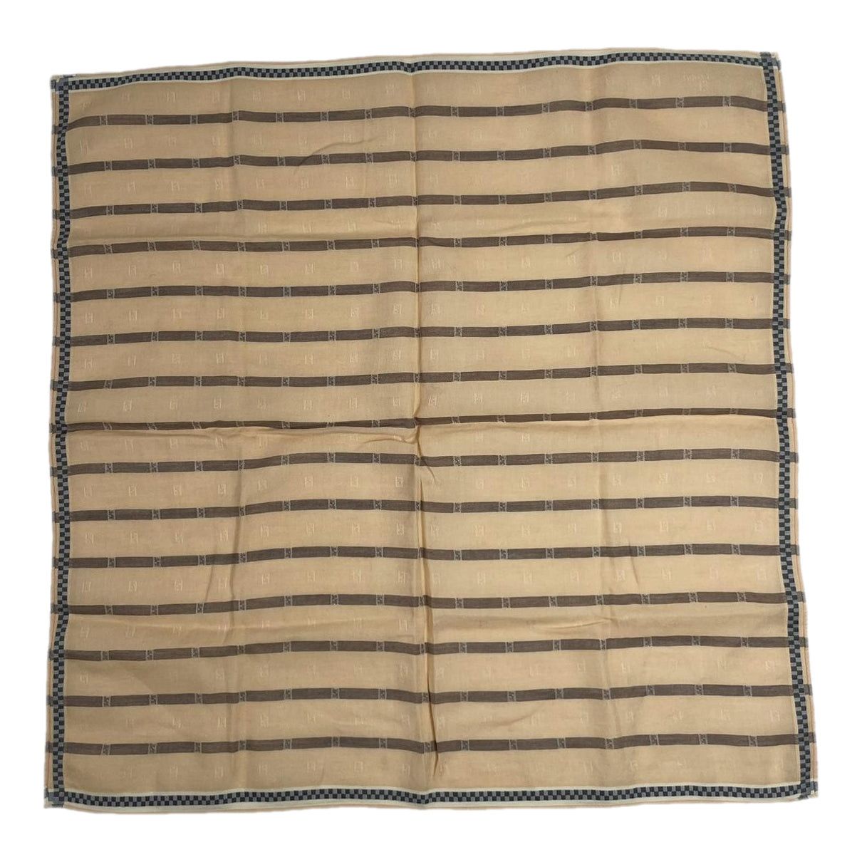 Fendi Ecru Silk Scarf Size ONE SIZE - 1 Thumbnail
