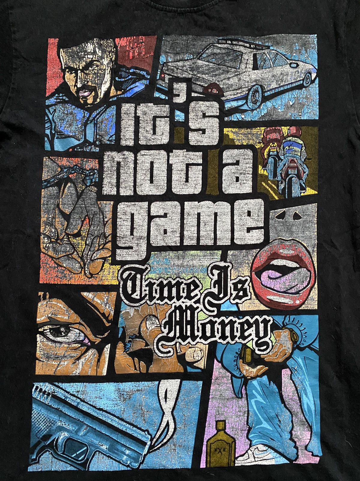 Rockstar Games × Vintage 🔥VINTAGE GTA Grand Theft Auto Big logo T-shirt Size US XL / EU 56 / 4 - 3 Thumbnail