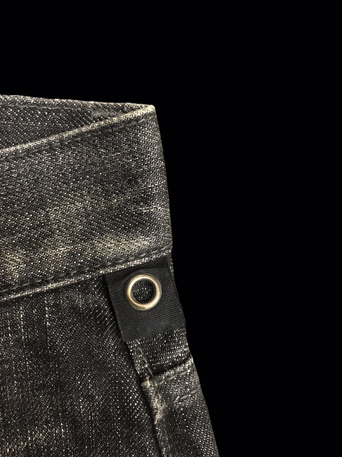 Japanese Brand 💥FLARE💥wjk Avant Garde Designer Claw Fade Curved Denim F69 Size US 30 / EU 46 - 8 Thumbnail