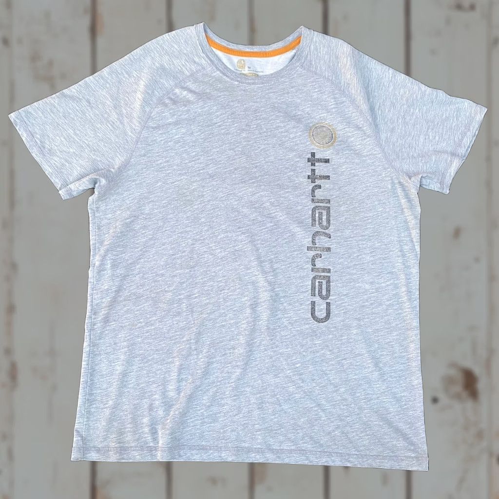 Carhartt Carhartt Womens T Shirt Heather Gray M Casual Short Sleeve Crew Neck Pullover Regular Fit Gray 90s? Size M / US 6-8 / IT 42-44 - 1 Thumbnail