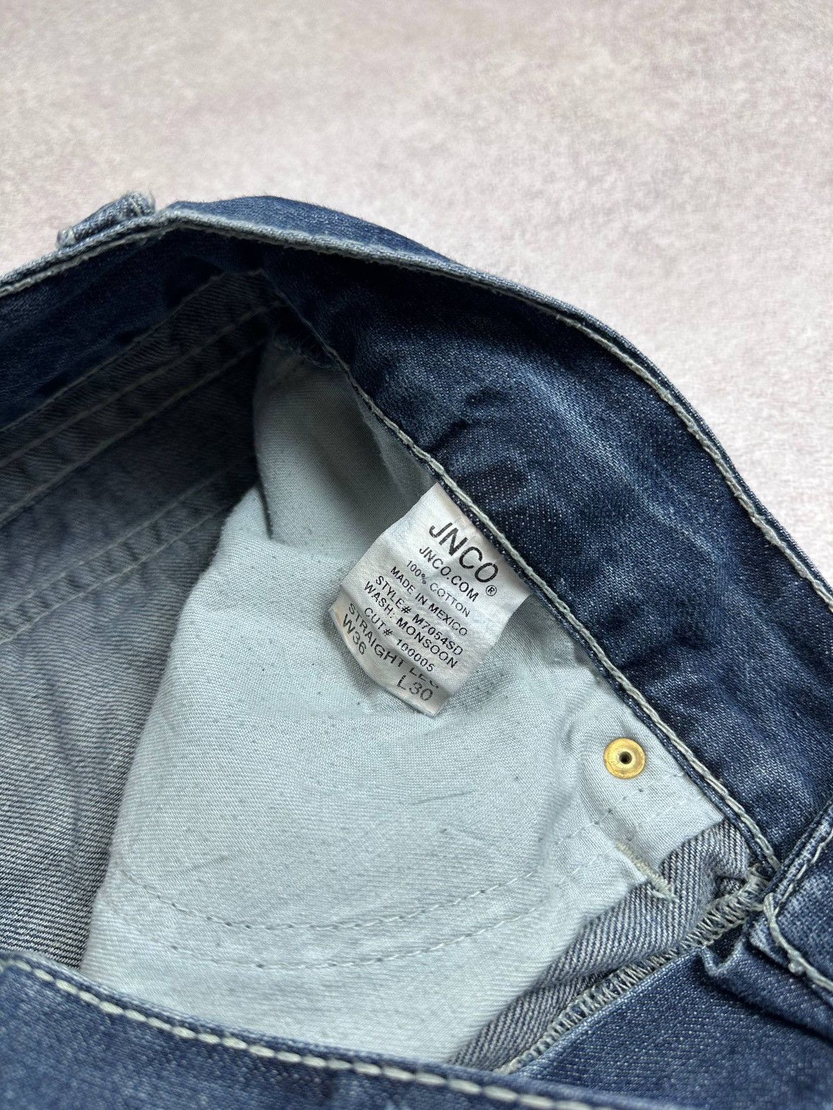 JNCO Vintage 90s JNCO Jeans Y2K Embroidery Baggy Flared Jeans 36 Size US 36 / EU 52 - 10 Thumbnail