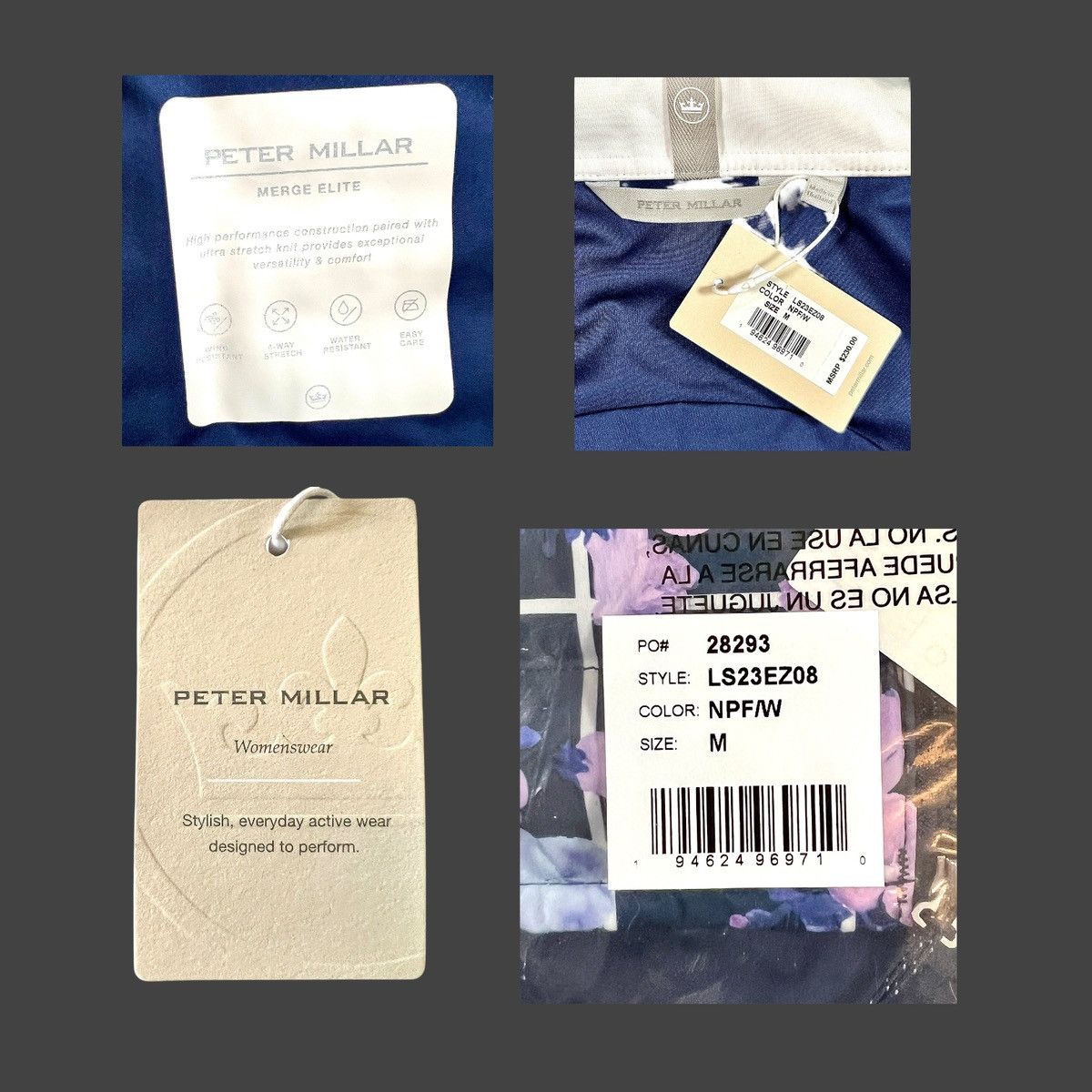 Peter Millar Peter Millar Women’s Merge Hybrid Full Zip Jacket Sz M Size M / US 6-8 / IT 42-44 - 9 Thumbnail