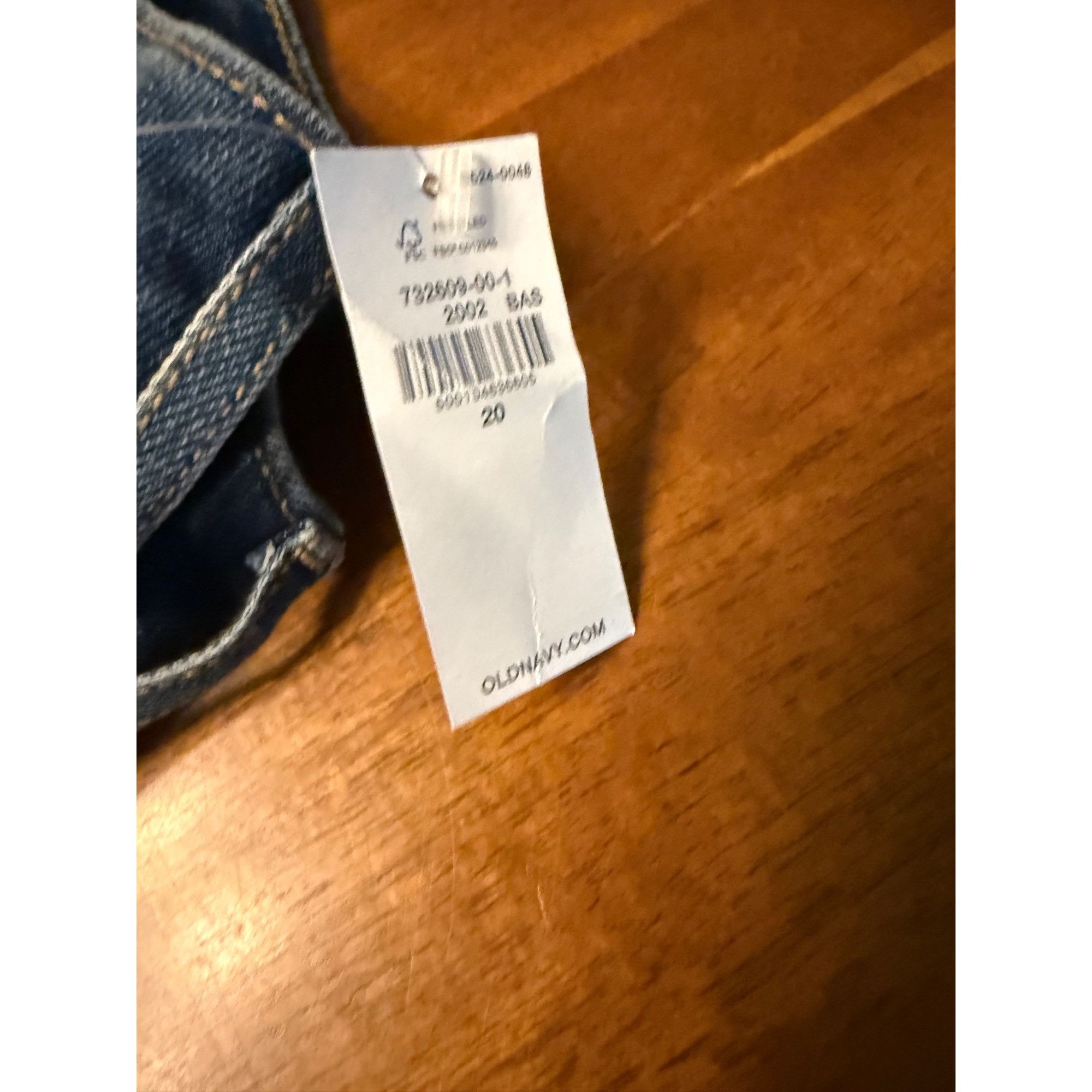 Old Navy Old Navy Womens High-Rise Wide-Leg Blue Jeans Size 20 Cotton Size 42" / US 20 - 5 Thumbnail