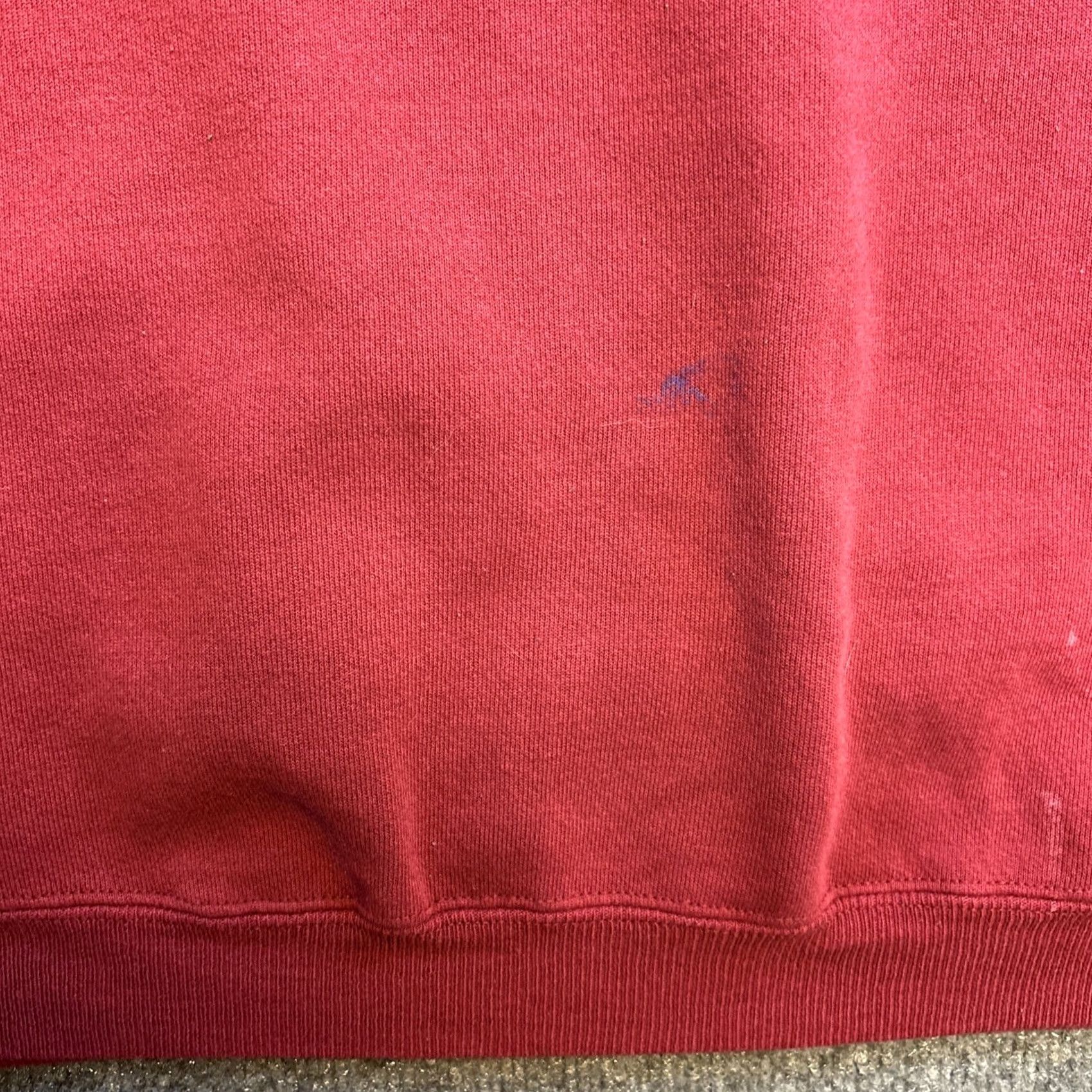 Hanes VINTAGE Hanes Heavyweight U Kansas Longsleeve Crewneck Sweater Men’s XL Red Mens Sweatshirt Size US XL / EU 56 / 4 - 3 Thumbnail