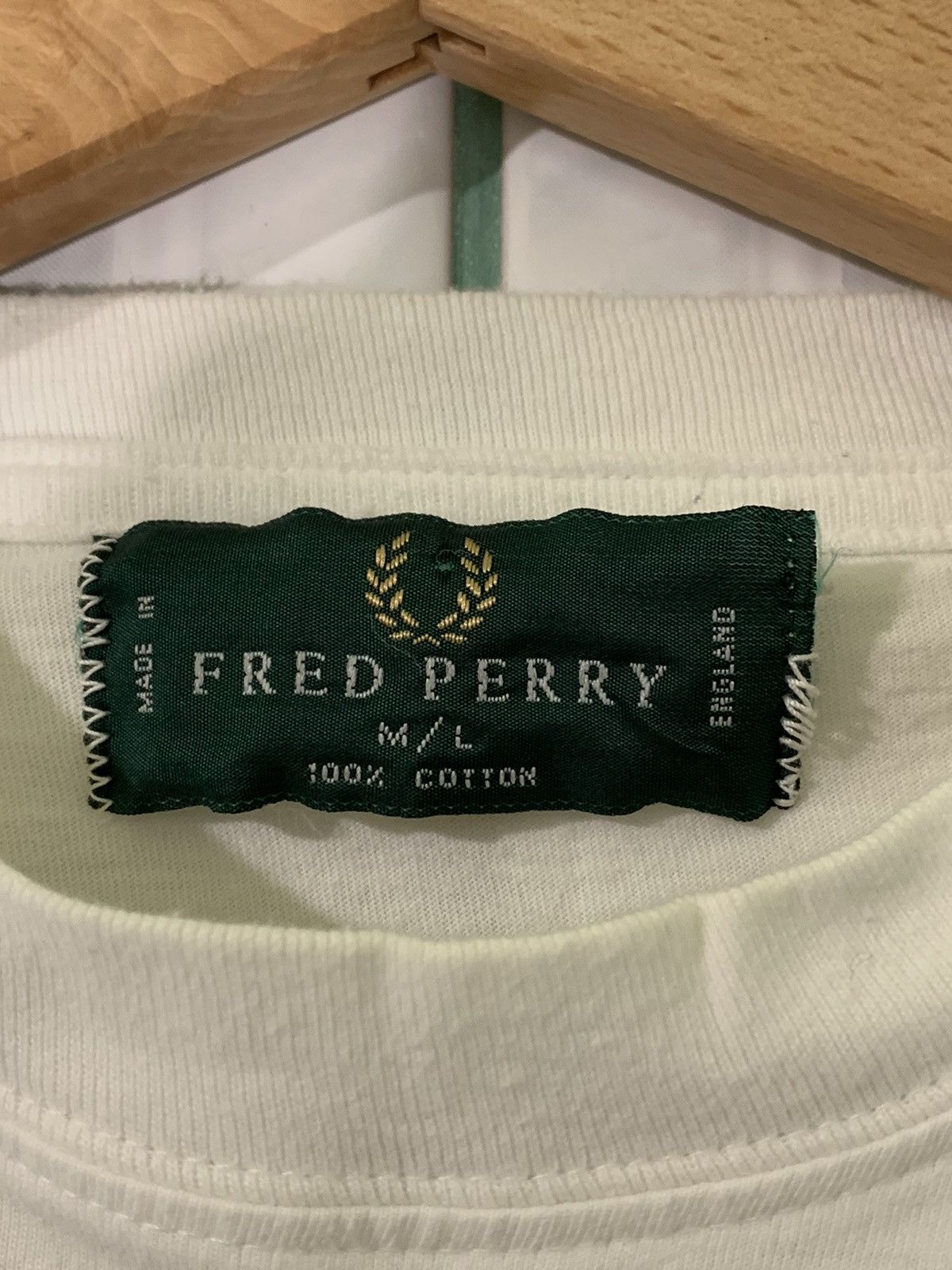 Fred Perry × Vintage Vintage Fred Perry Sportswear Single Stitch T-Shirt Size US L / EU 52-54 / 3 - 5 Thumbnail