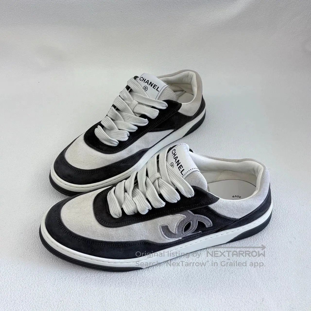 Chanel chanel black white panda slip. Size US 8 / IT 38 - 1 Thumbnail