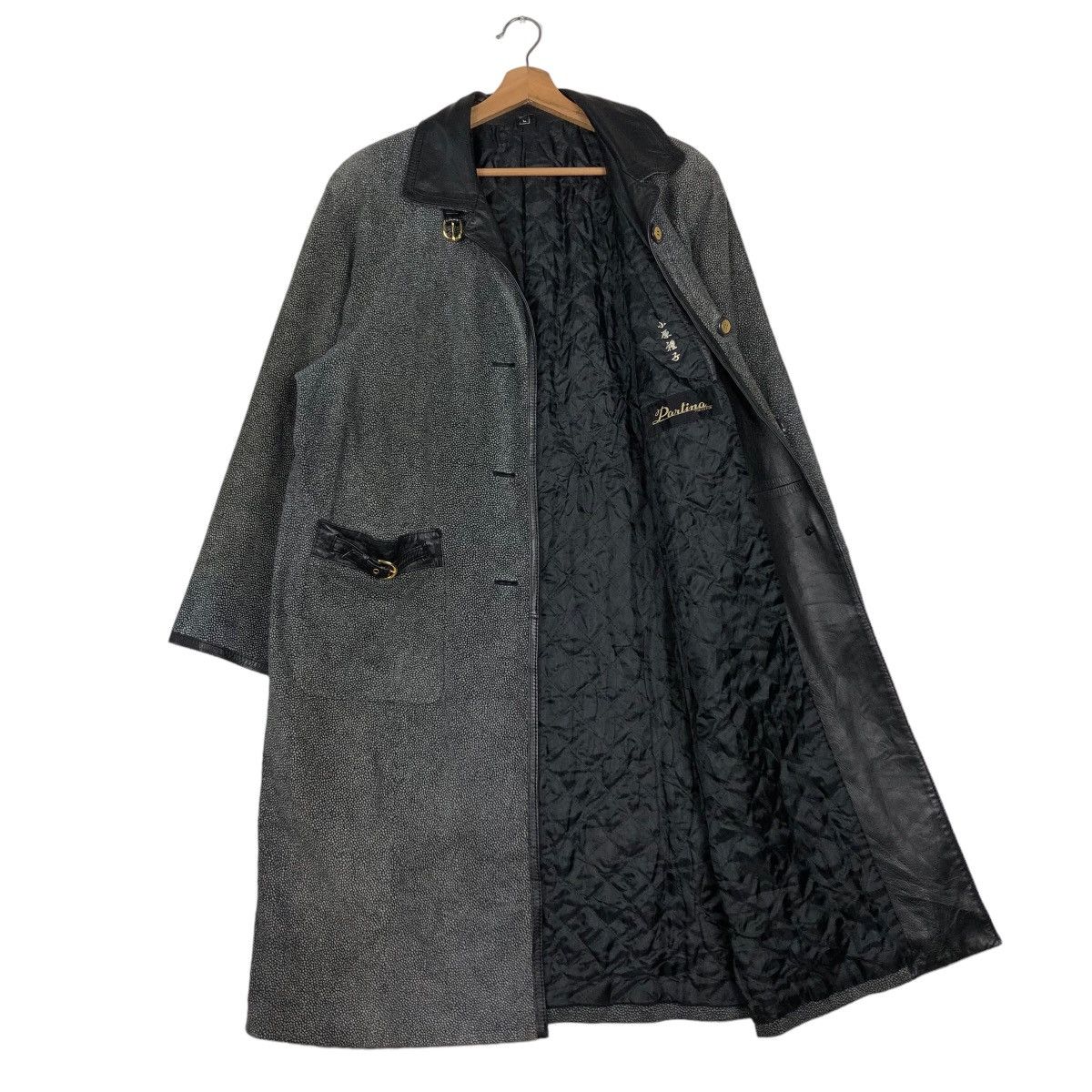 Japanese Brand 🔥Vintage Long Leather Jacket Partina Tokyo Fur Issey Miyake Size US L / EU 52-54 / 3 - 11 Thumbnail