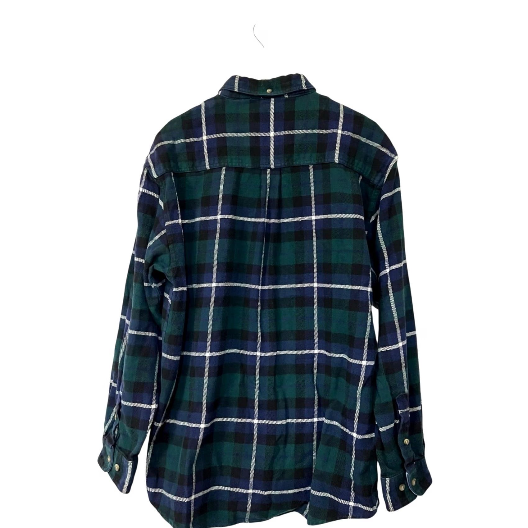 Vintage VINTAGE County Seat Flannel Shirt Mens L Plaid 100% Cotton Wool? No 100? Wait Size US L / EU 52-54 / 3 - 4 Thumbnail