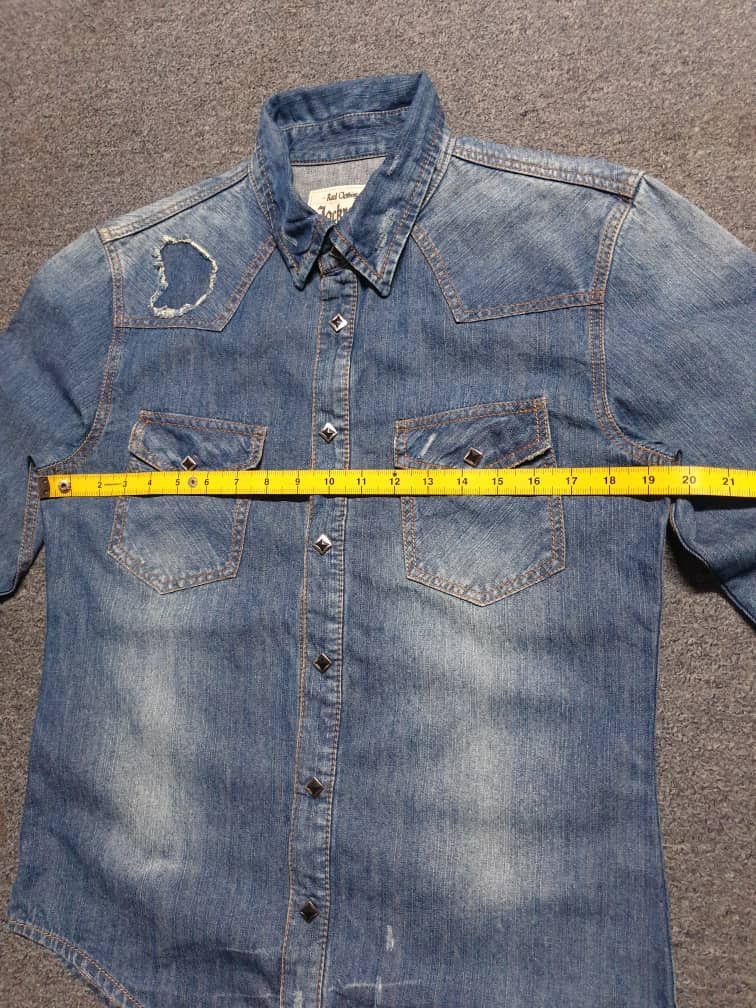JACKROSE Jack Rose distressed denim western shirt Size US M / EU 48-50 / 2 - 11 Thumbnail