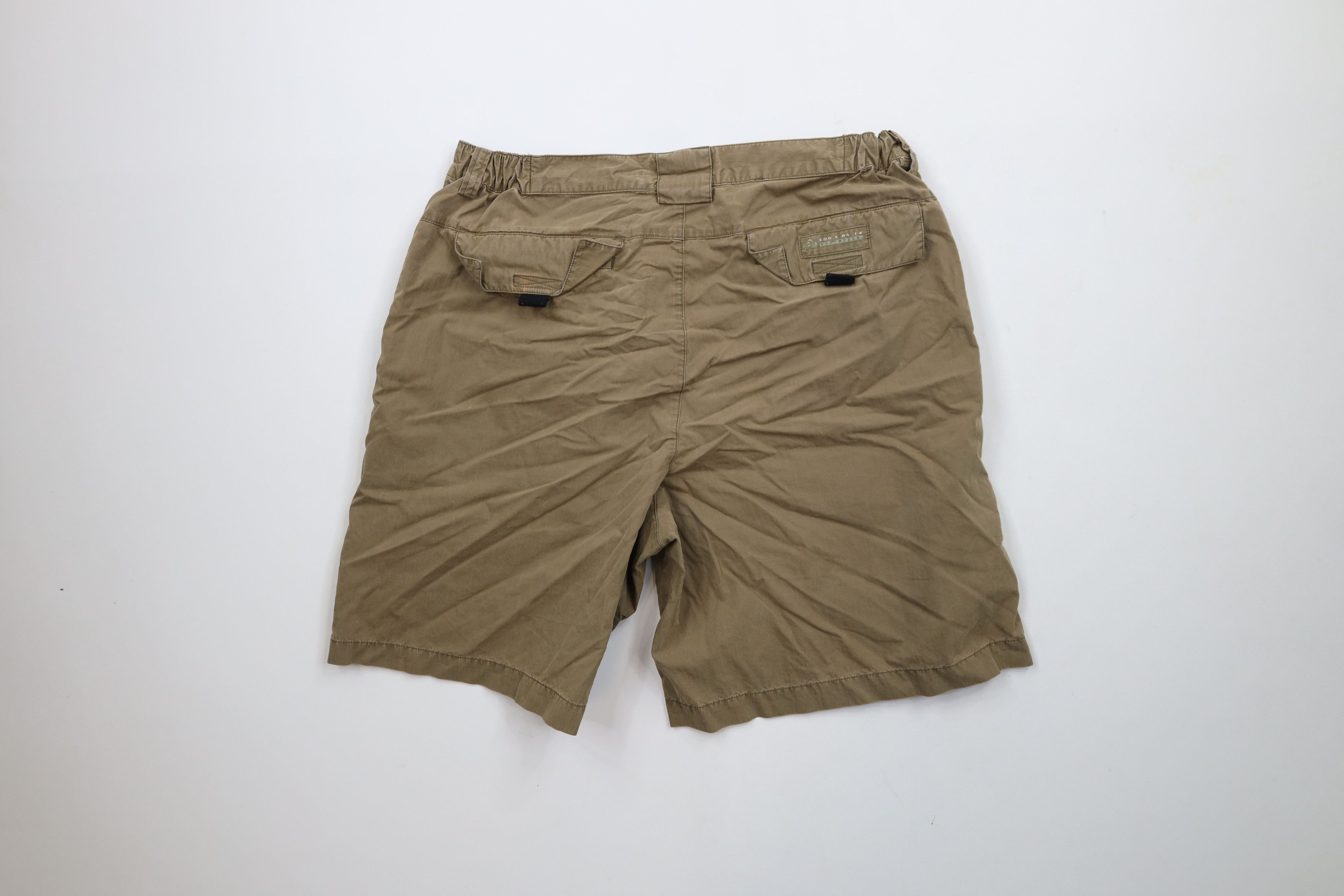 Eddie Bauer × Vintage Vintage 90s Y2K Eddie Bauer Packable Hiking Cargo Shorts Size US 36 / EU 52 - 9 Thumbnail