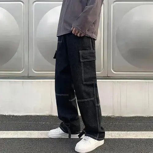 High Sport × Japanese Brand × Jean Wide Leg Jeans Size US 32 / EU 48 - 4 Thumbnail