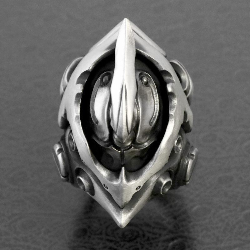 Jewelry CyberpunkJewelry Rings Open Size Chrome Ring (Size 7-13) Size ONE SIZE - 4 Thumbnail