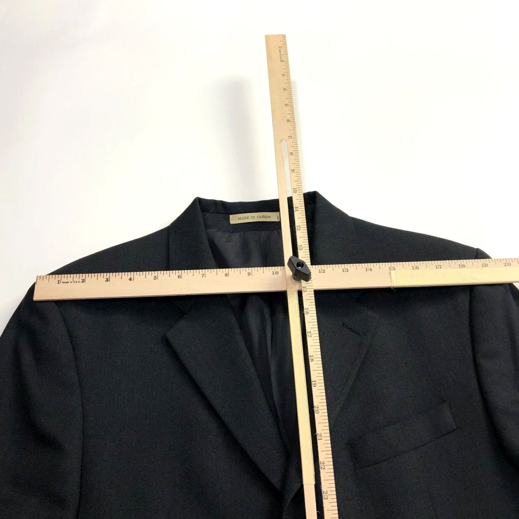 Ralph Lauren Lauren Ralph Lauren Blazer Jacket Gray 42R Men 100% Wool Blend Three-Button Single-Breasted Notch Lapel Regular Fit Vintage No Size 42R - 7 Thumbnail