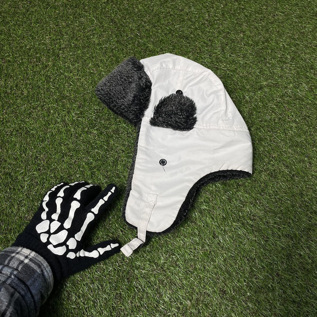 Vintage Vintage Y2K Furry Beanie Alt Grunge Streetwear Baggy Logo OS Size ONE SIZE - 5 Thumbnail