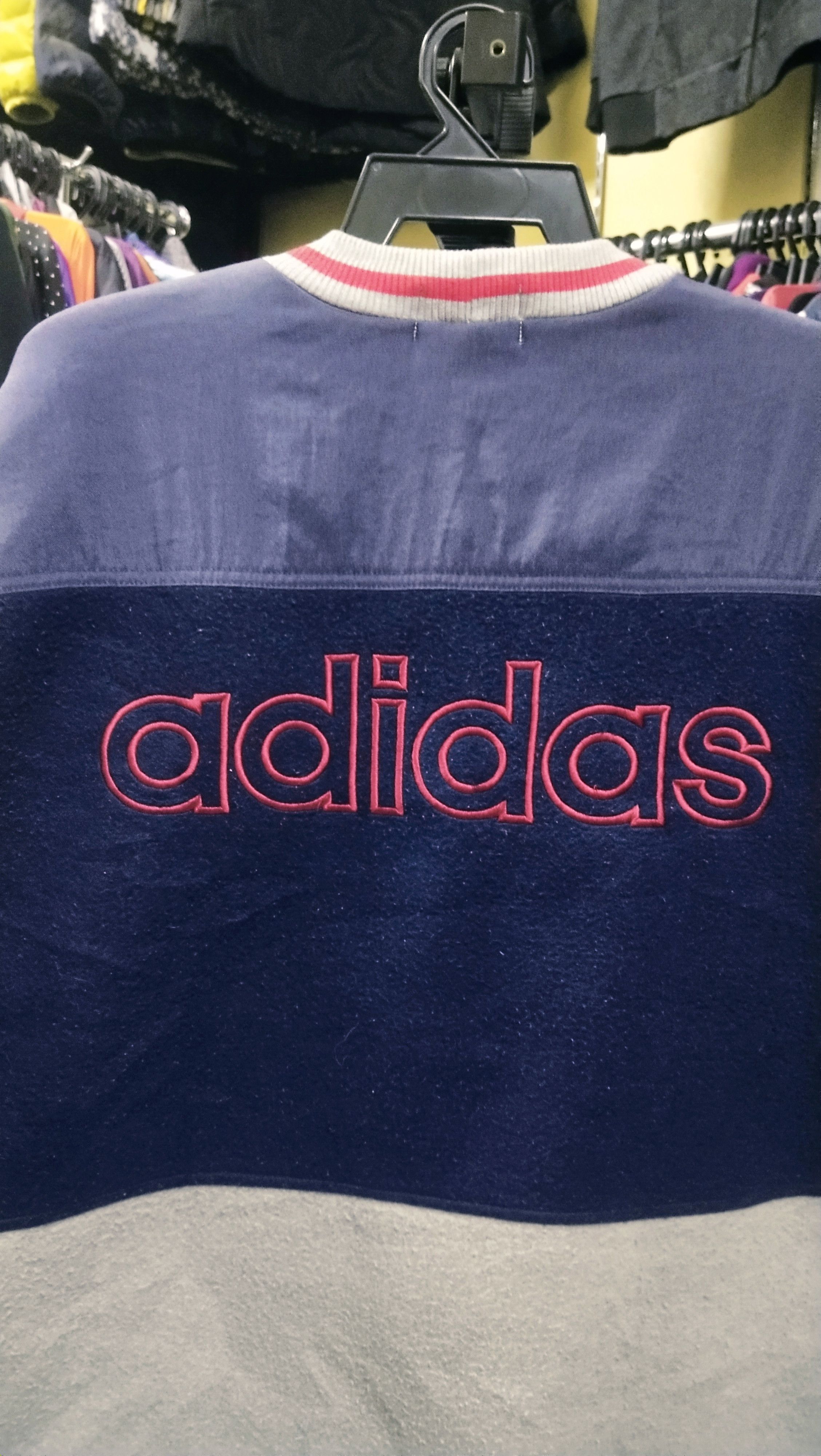 Adidas × Descente 🔥 Rare Vintage Adidas x Descente Fleece Sweatshirt Size US L / EU 52-54 / 3 - 4 Thumbnail