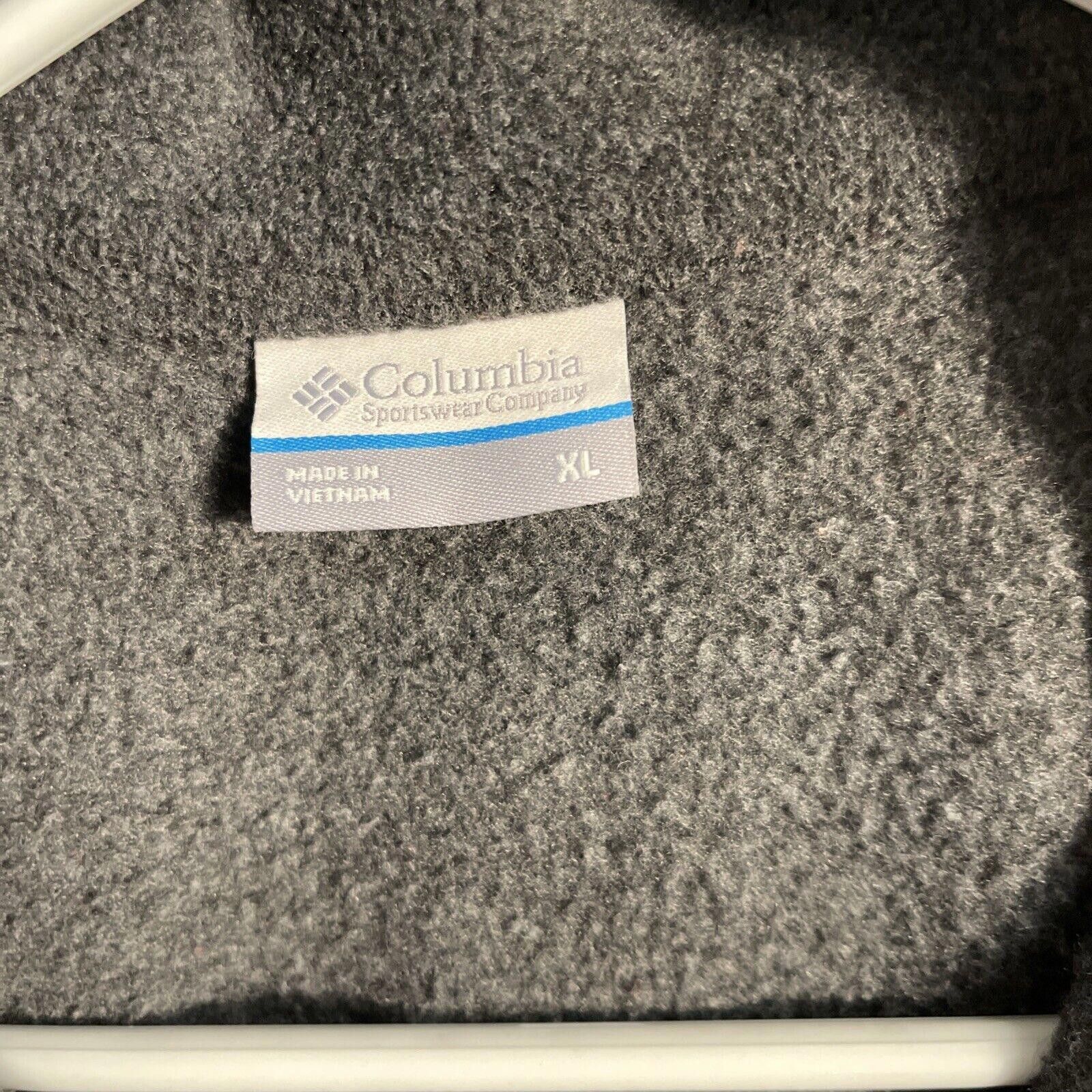 Columbia Columbia Fleece Vest XL Blue Black /grey Fullzip Color Block Size US XL / EU 56 / 4 - 3 Thumbnail
