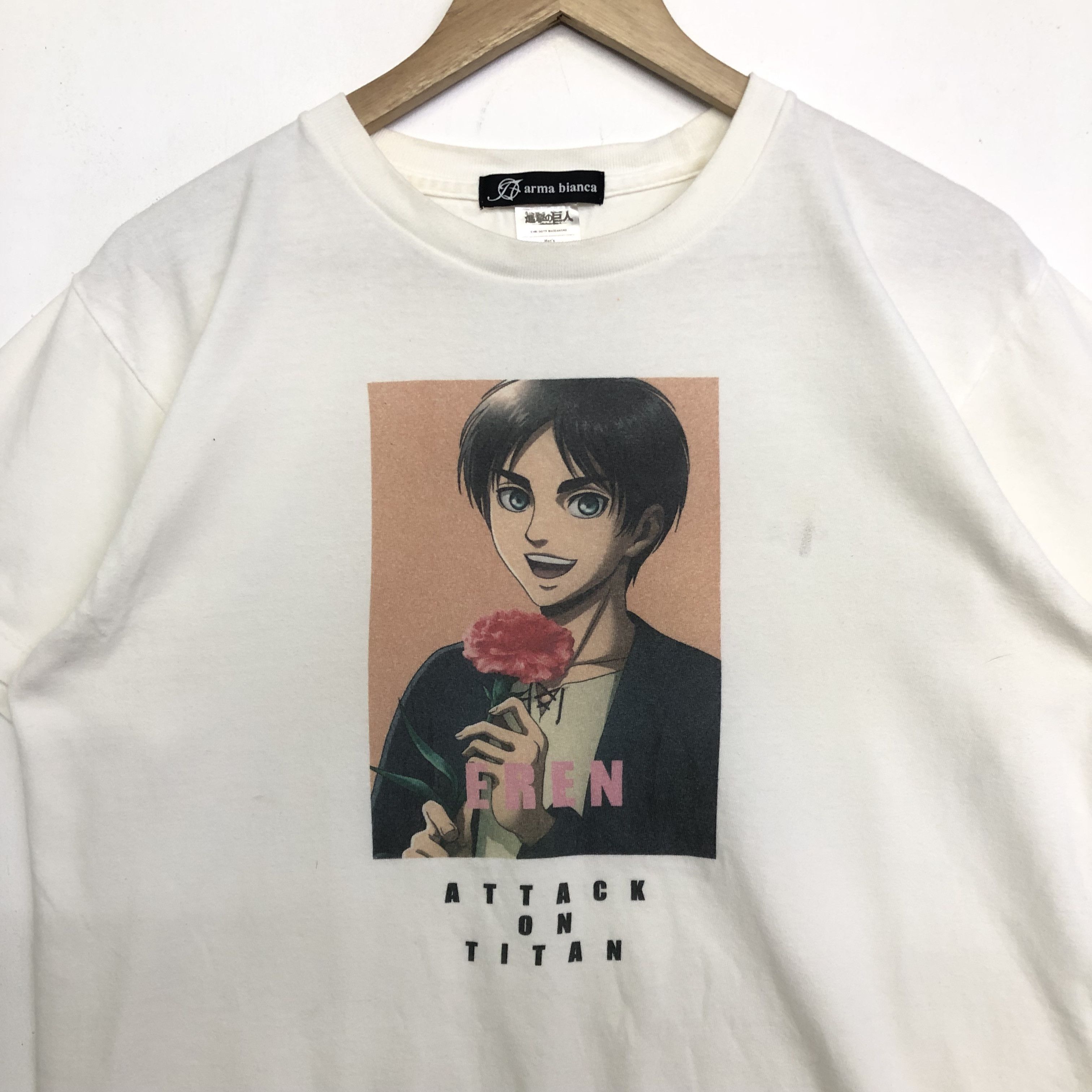 Anime ATTACK ON TITAN EREN YEAGAR ANIME GRAPHIC TEE Size US M / EU 48-50 / 2 - 2 Thumbnail