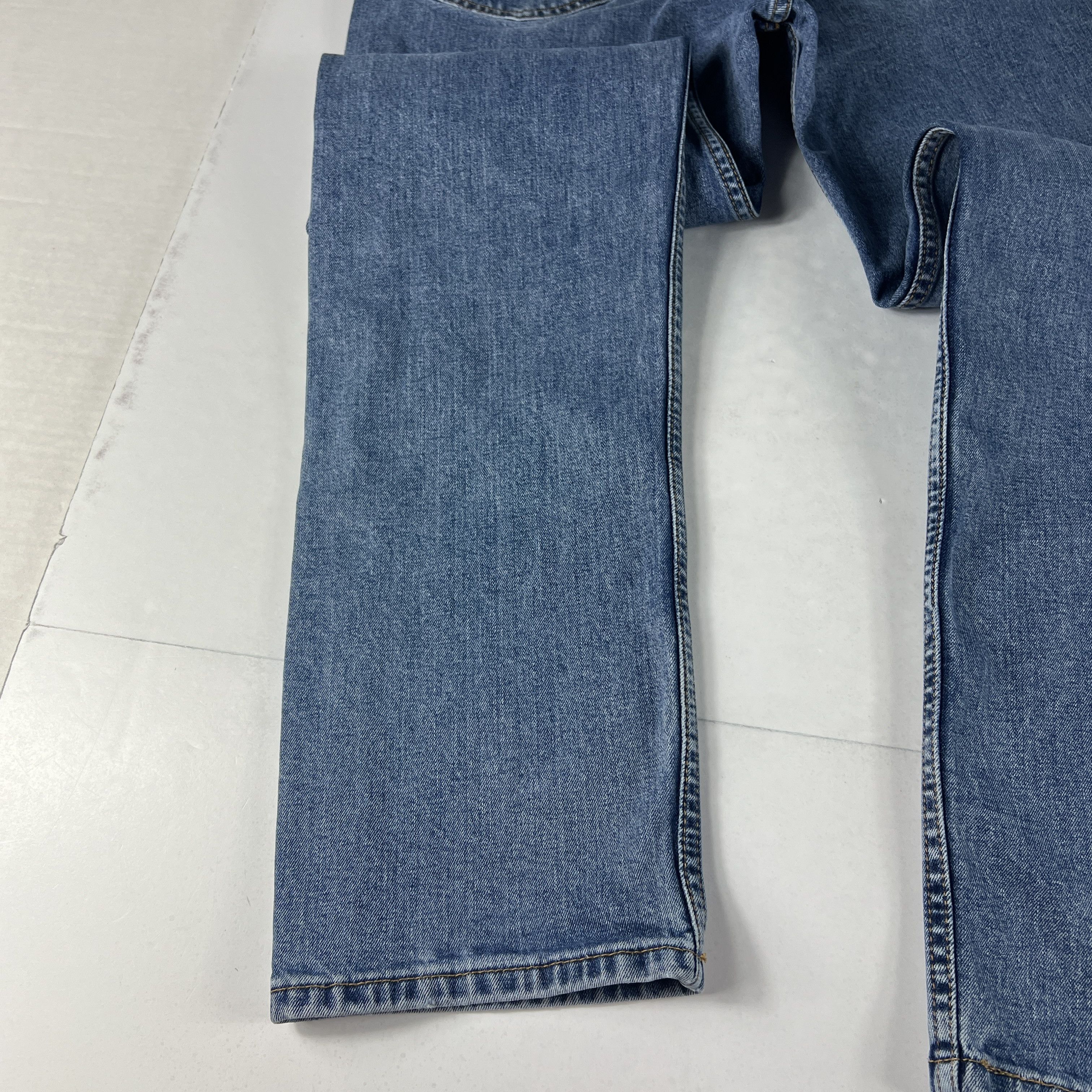 Levi's Levi's Jeans 505 Straight Leg Blue Faded Stretch Denim Size US 34 / EU 50 - 17 Thumbnail