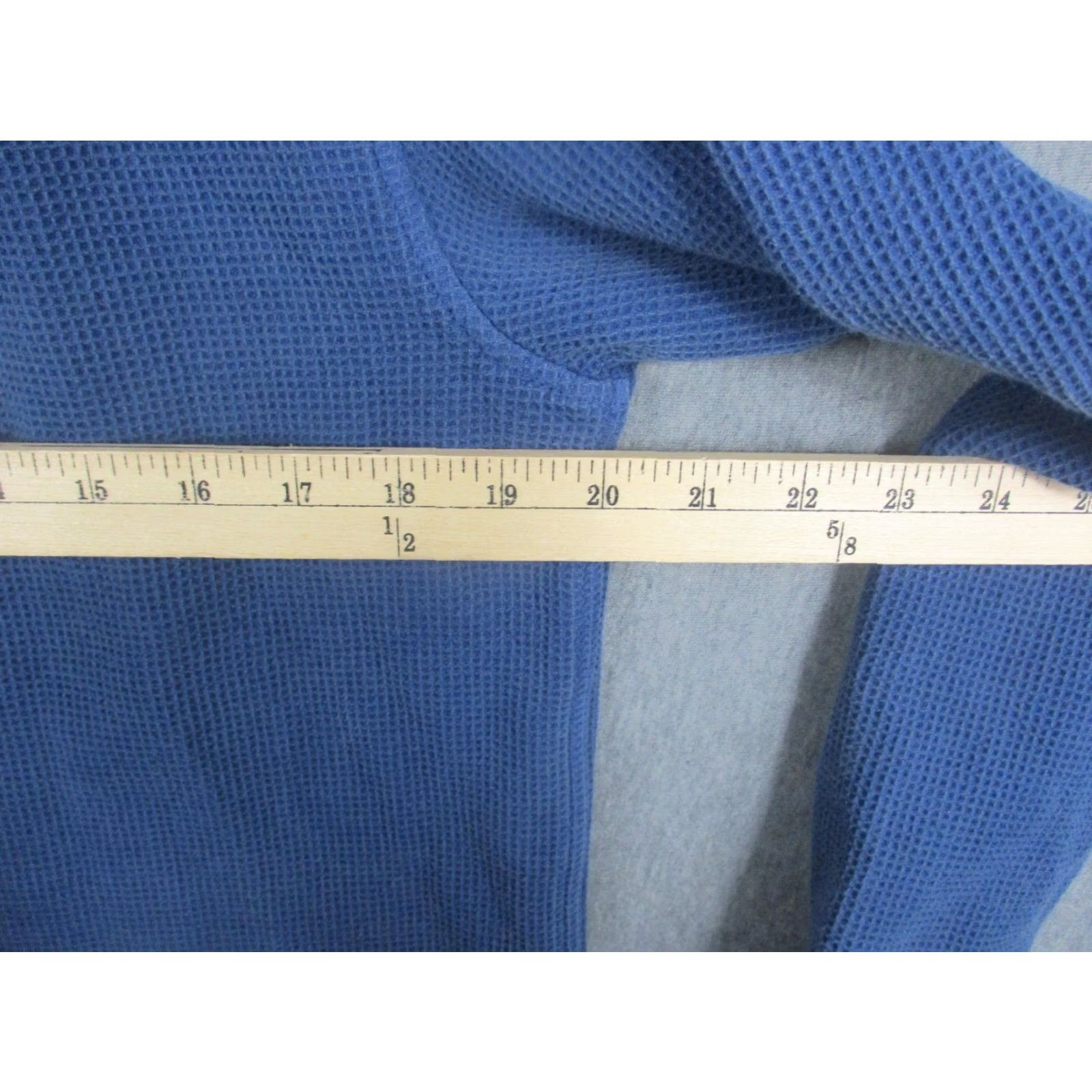 J.Crew J.Crew Oarsman Polo Shirt Mens Small Blue Waffle Knit Thermal Long Sleeve CJ733 Size US S / EU 44-46 / 1 - 6 Thumbnail