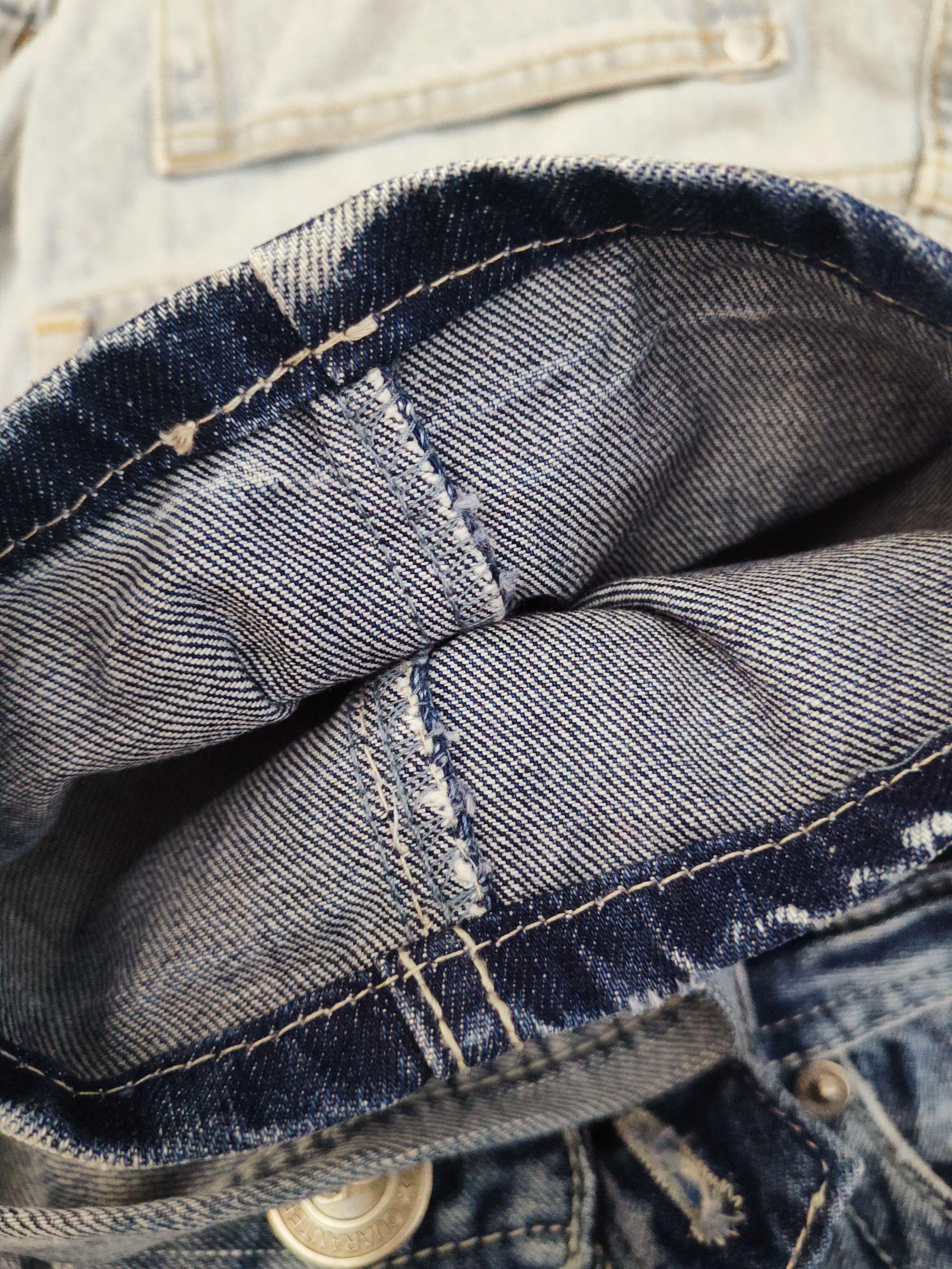 Japanese Brand × Vintage VINTAGE 💥 SP RAY Tribe Blue Distressed Ripped Jeans Size 30" / US 8 / IT 44 - 12 Thumbnail