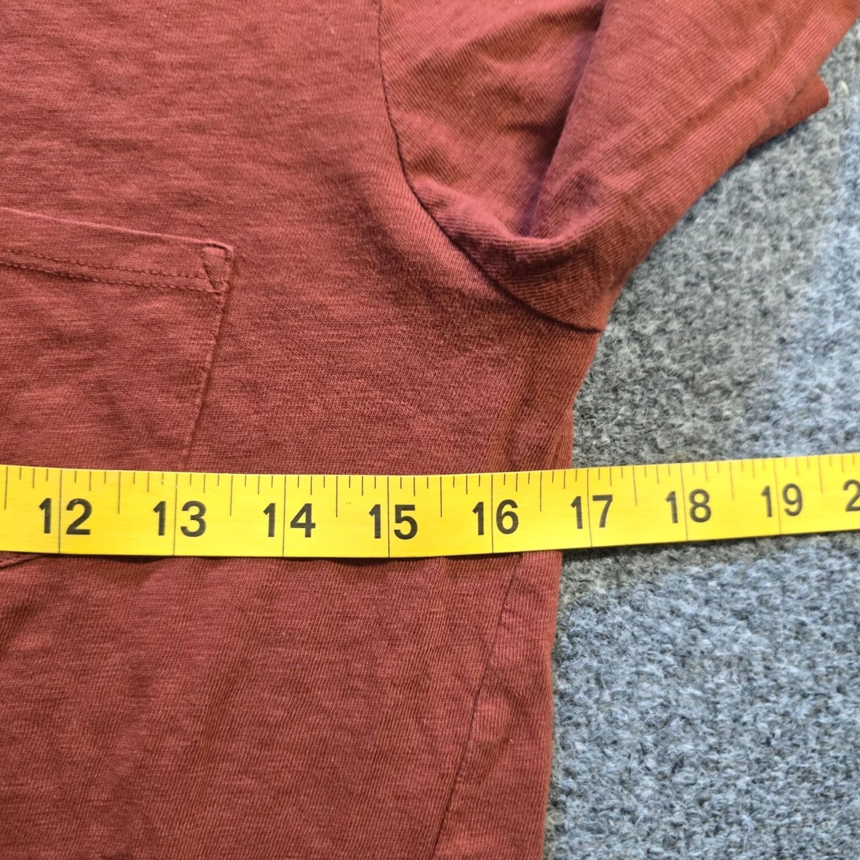 J.Crew J.CREW Top Womens Small Orange Slub Knit Tie Waist Long Sleeve Capsule Casual Shirt Mens? Size S / US 4 / IT 40 - 5 Thumbnail