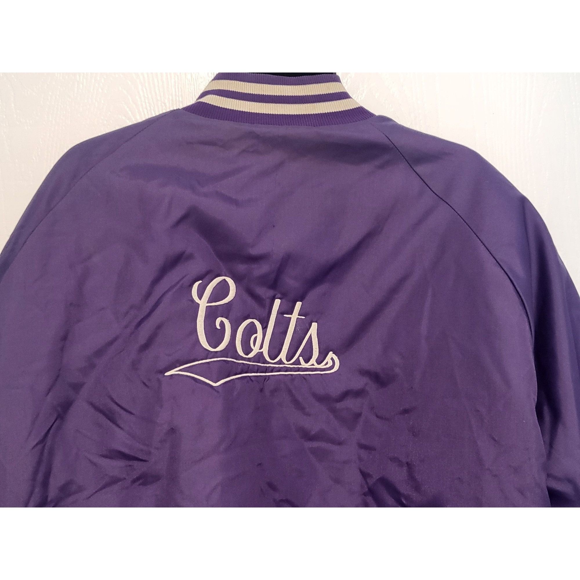 Vintage Vintage Westark USA Varsity Jacket Unisex Sz 3XL Purple 70S Size US XXL / EU 58 / 5 - 4 Thumbnail