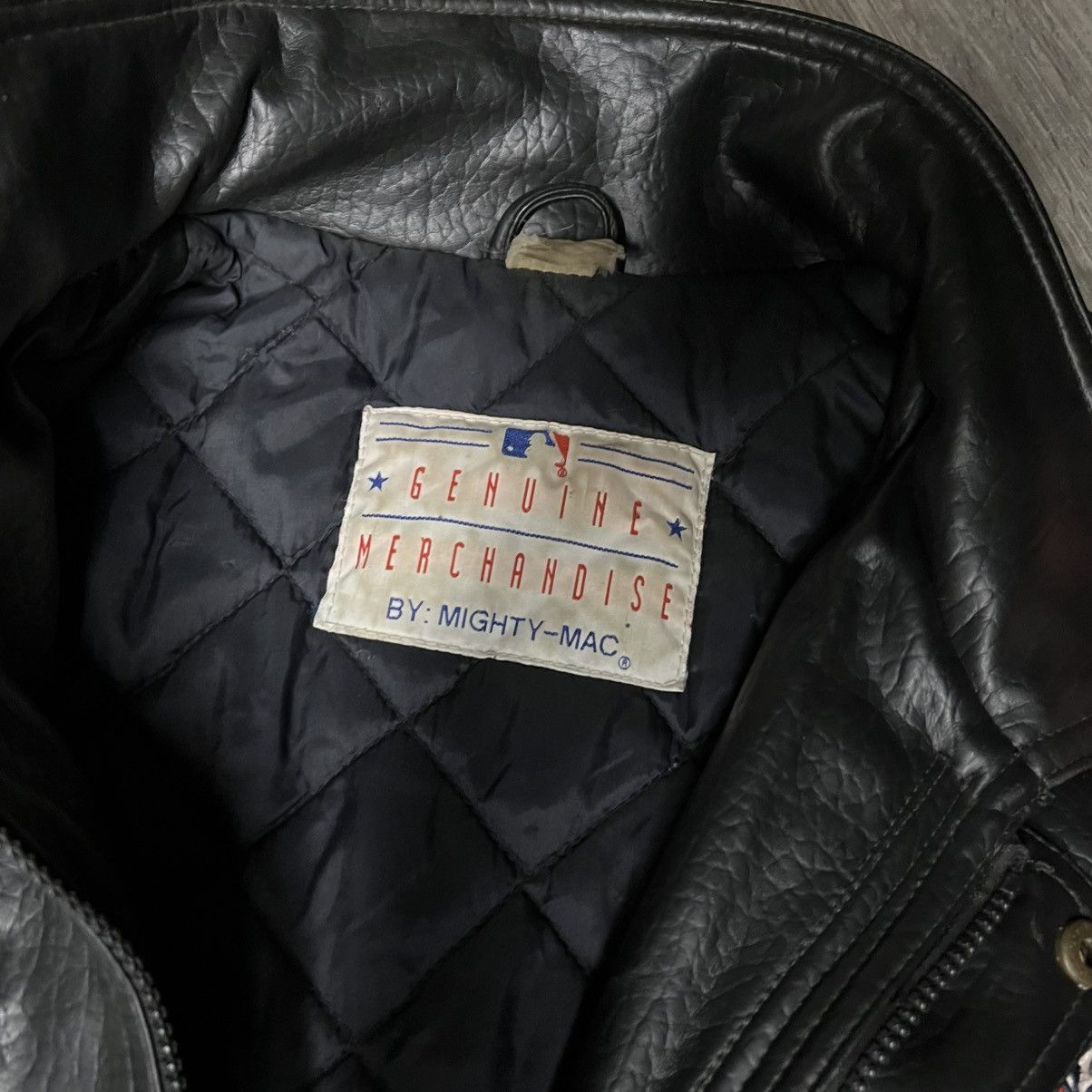 MLB × Vintage Cleveland Indians leather jacket Size US M / EU 48-50 / 2 - 4 Thumbnail