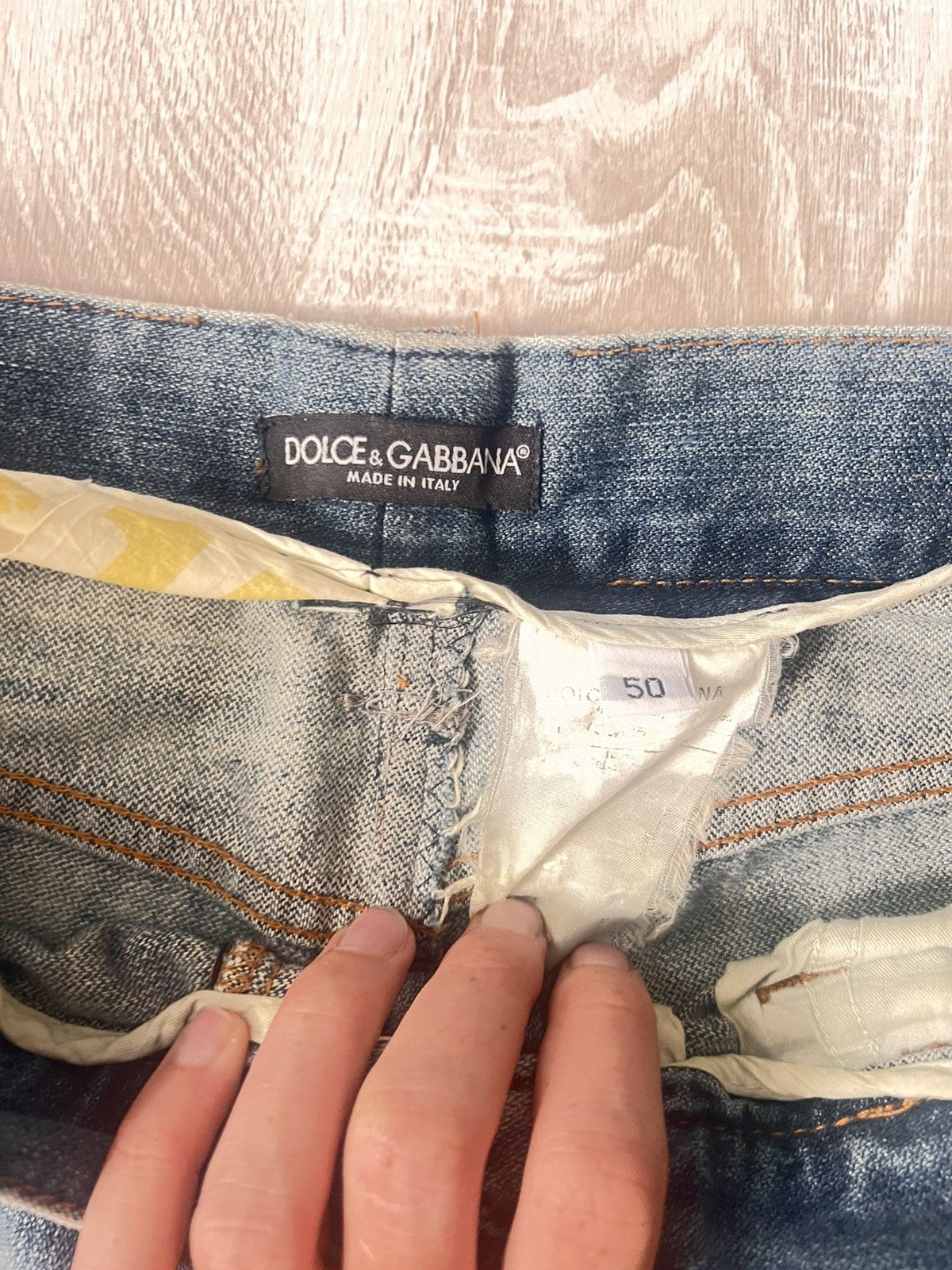 Dolce & Gabbana Dolche&Gabbana Streight Denim Jeans Women Size 36" / US 14 / IT 50 - 5 Thumbnail